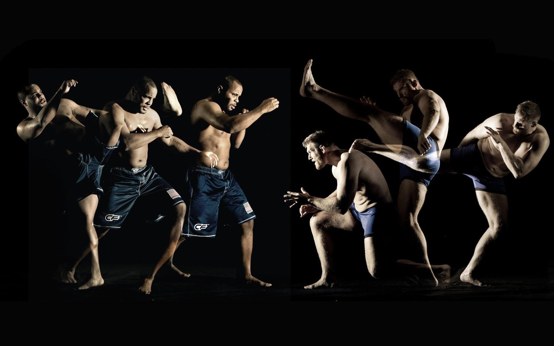 hd, sports, blue, men, s, 1080P, shorts, mma, white, HD Wallpaper