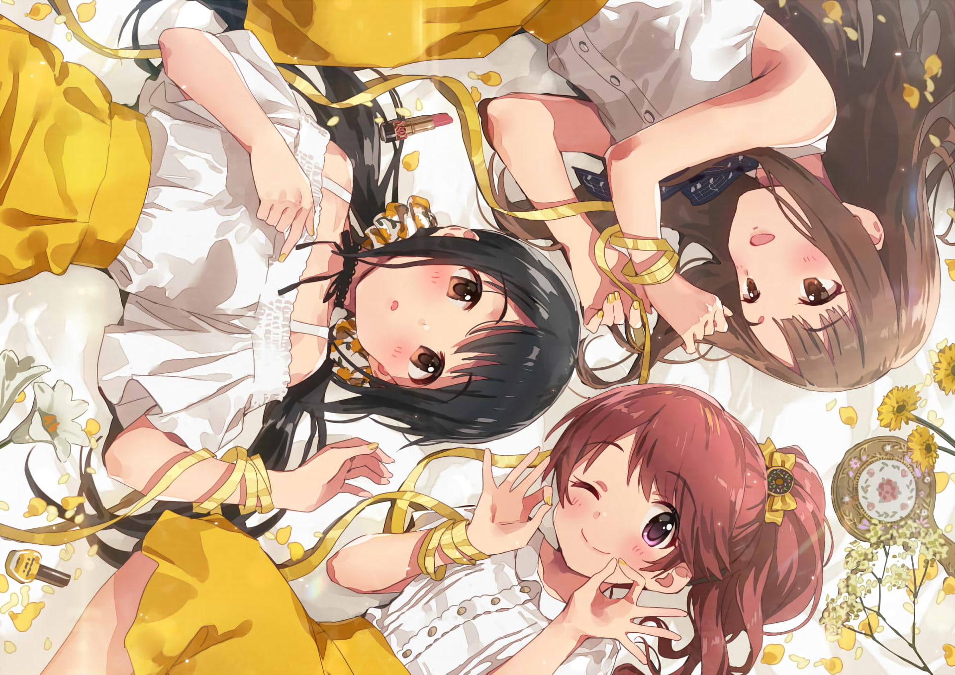 The iDOLM@STER Cinderella Girls, 1080P, Noriko Shiina, Yuka Nakano, Anime, Yukari Mizumoto, HD Wallpaper