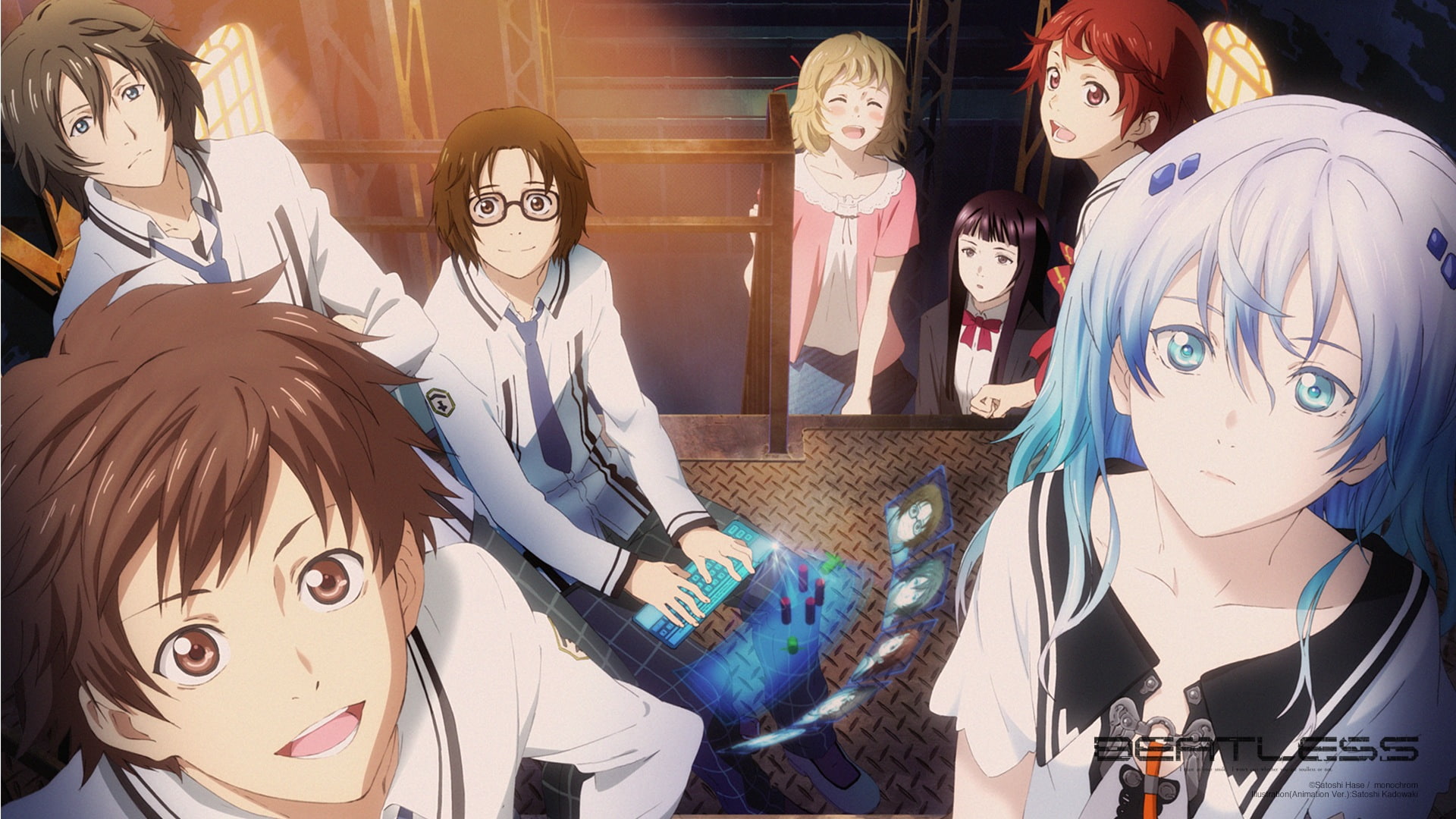 Methode (Beatless), Anime, 1080P, Ryo Kaidai, Kengo Suguri, Arato Endou, Saturnus (Beatless), Lacia (Beatless), Yuka Endo, Beatless, HD Wallpaper