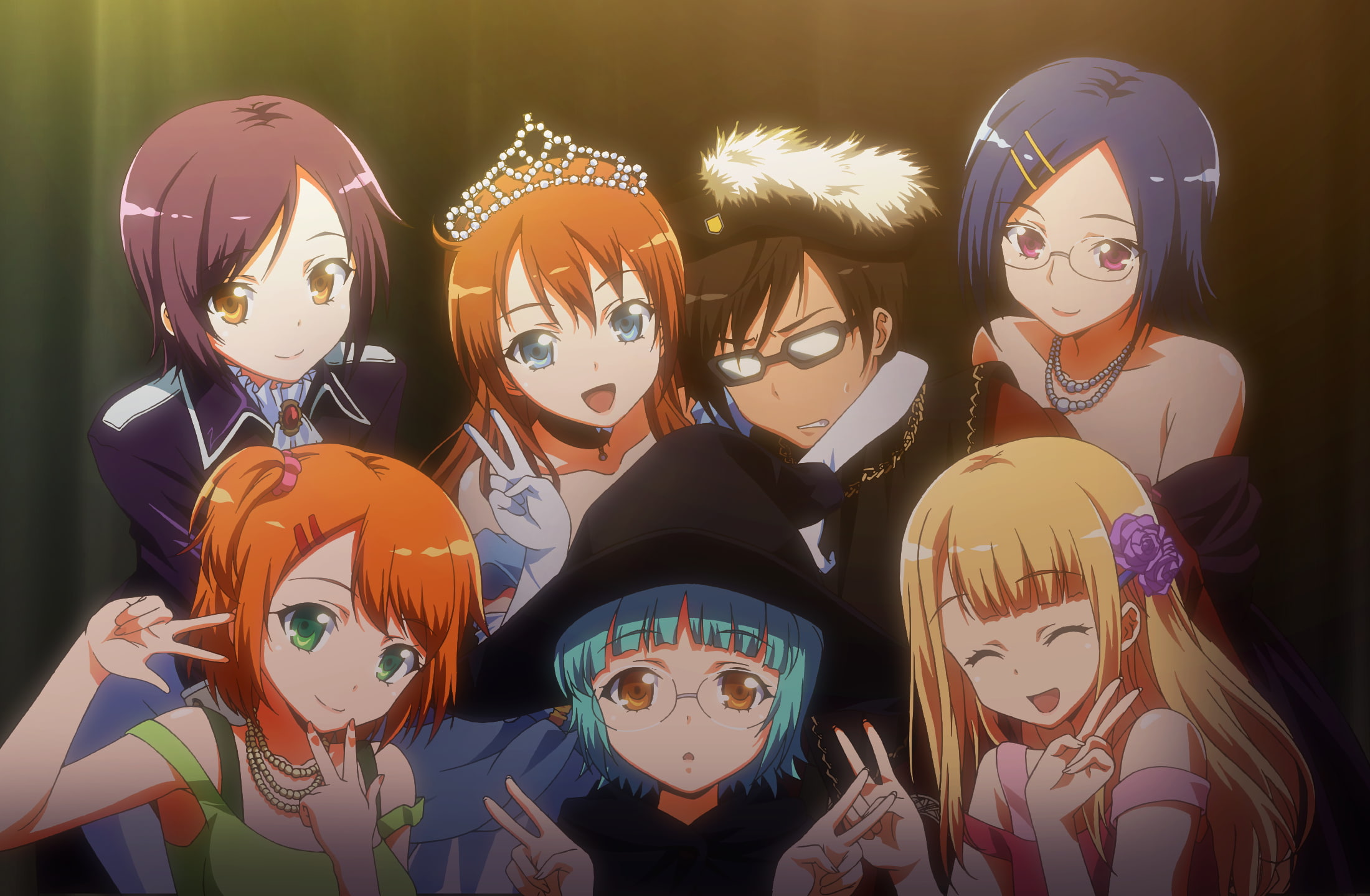 sarasa, ooki, glasses, fujiwara, yamabuki, asami, matsuzawa, game, mikimoto, aorio, 1080P, rio, nonomura, yuka, moododan, maki, haruka, HD Wallpaper