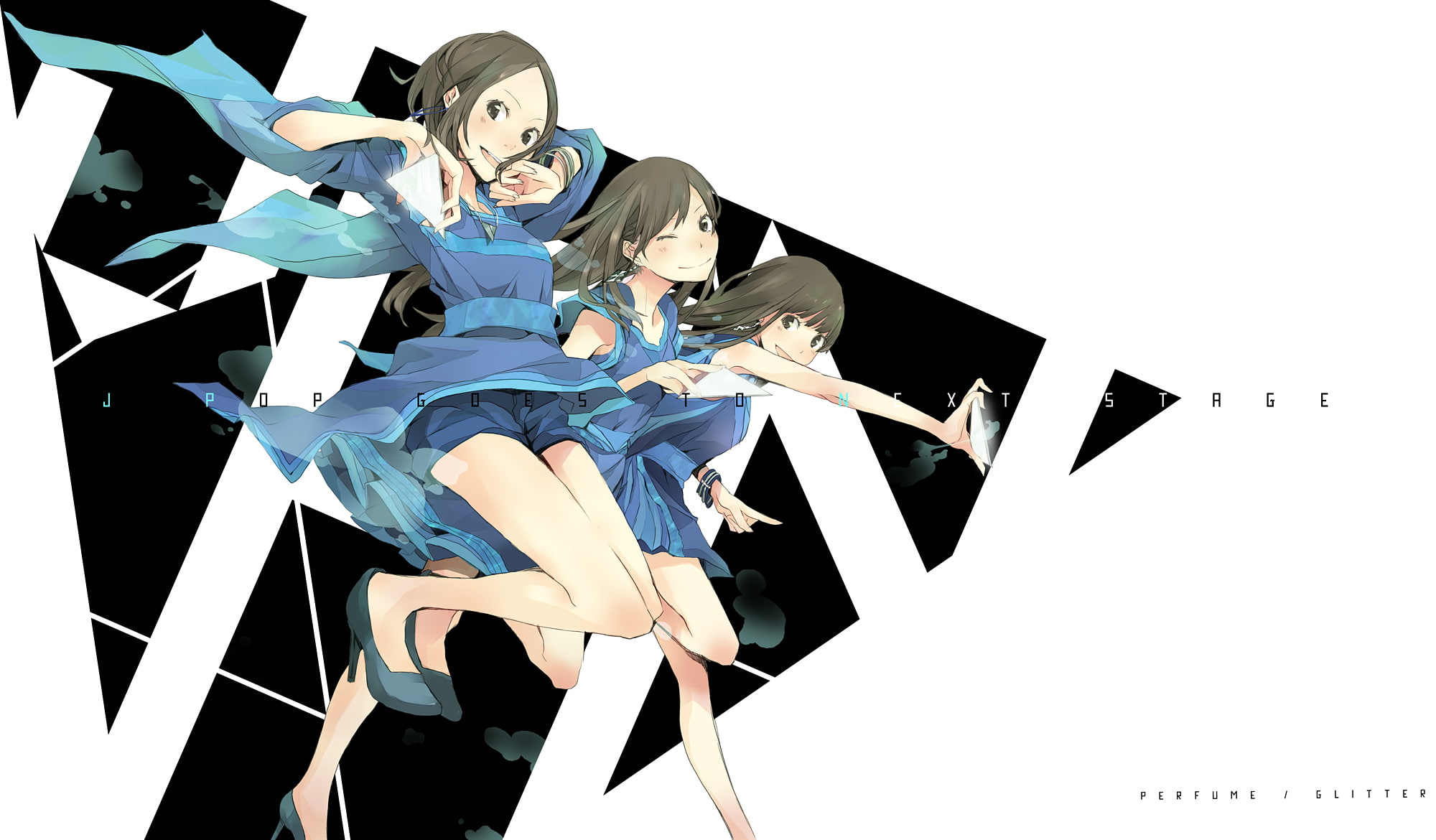 1080P, girls, kashiyuka, perfume, nocchi, a chan, yoshito, HD Wallpaper
