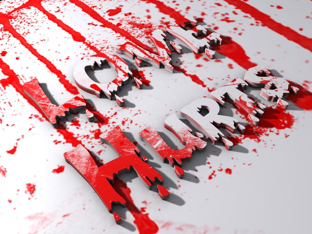 hurts, hd, love, 480P, HD Wallpaper