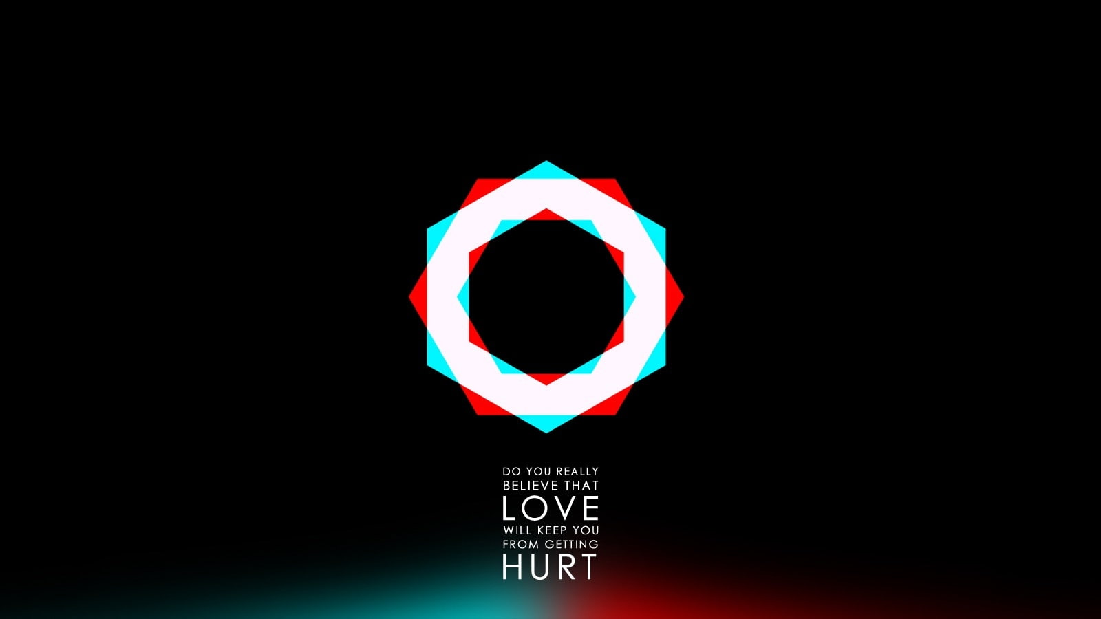 minimalistic, art, background, typography, black background, shapes, 720P, black, hurt, hd, Love, HD Wallpaper