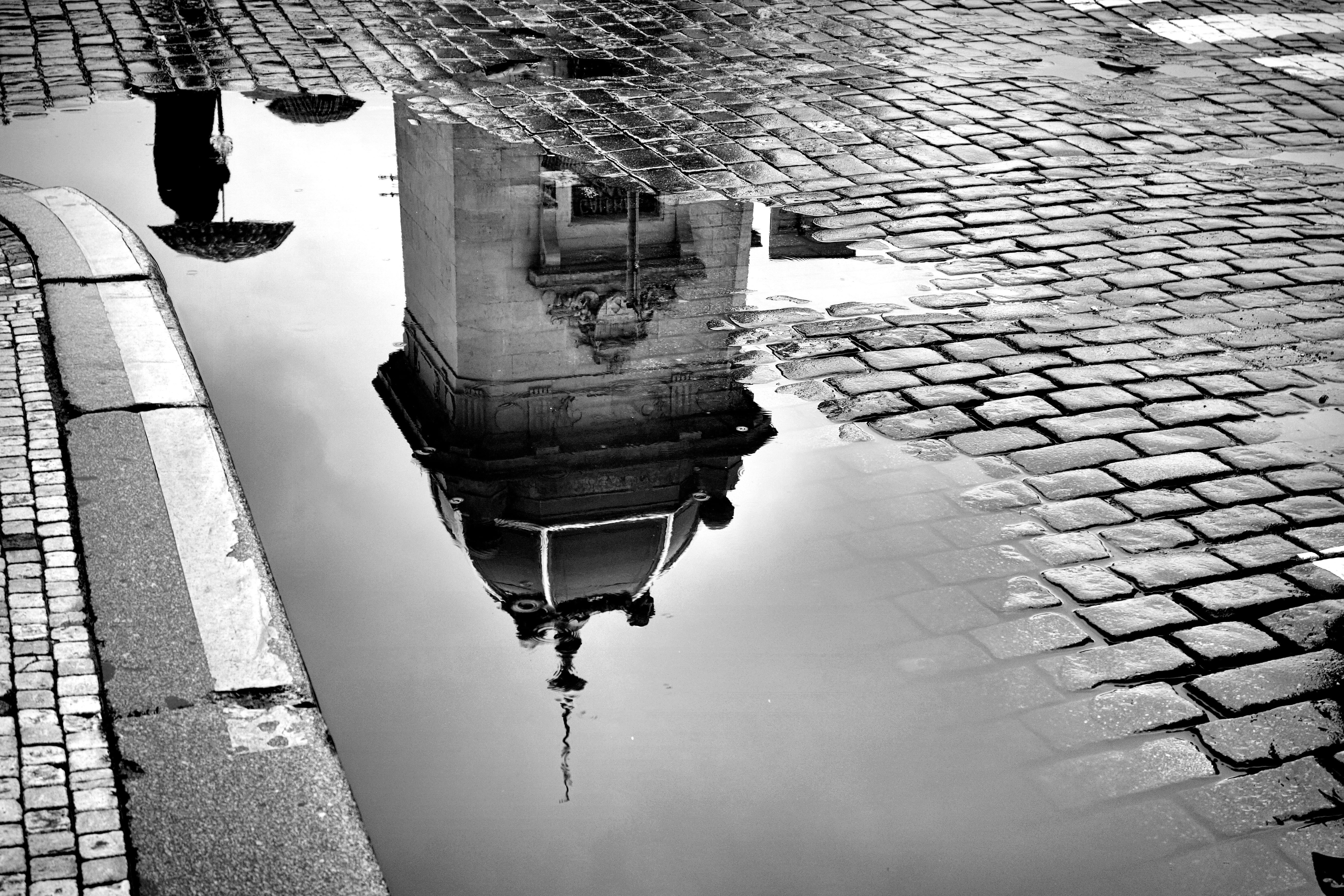 explore, street, photo, structure, sony  rx100, outdoors, 5K, concrete, people, Grayscale, monochrome, roof, Sony Cyber-shot RX100, praha, Rainy, explored, HD Wallpaper