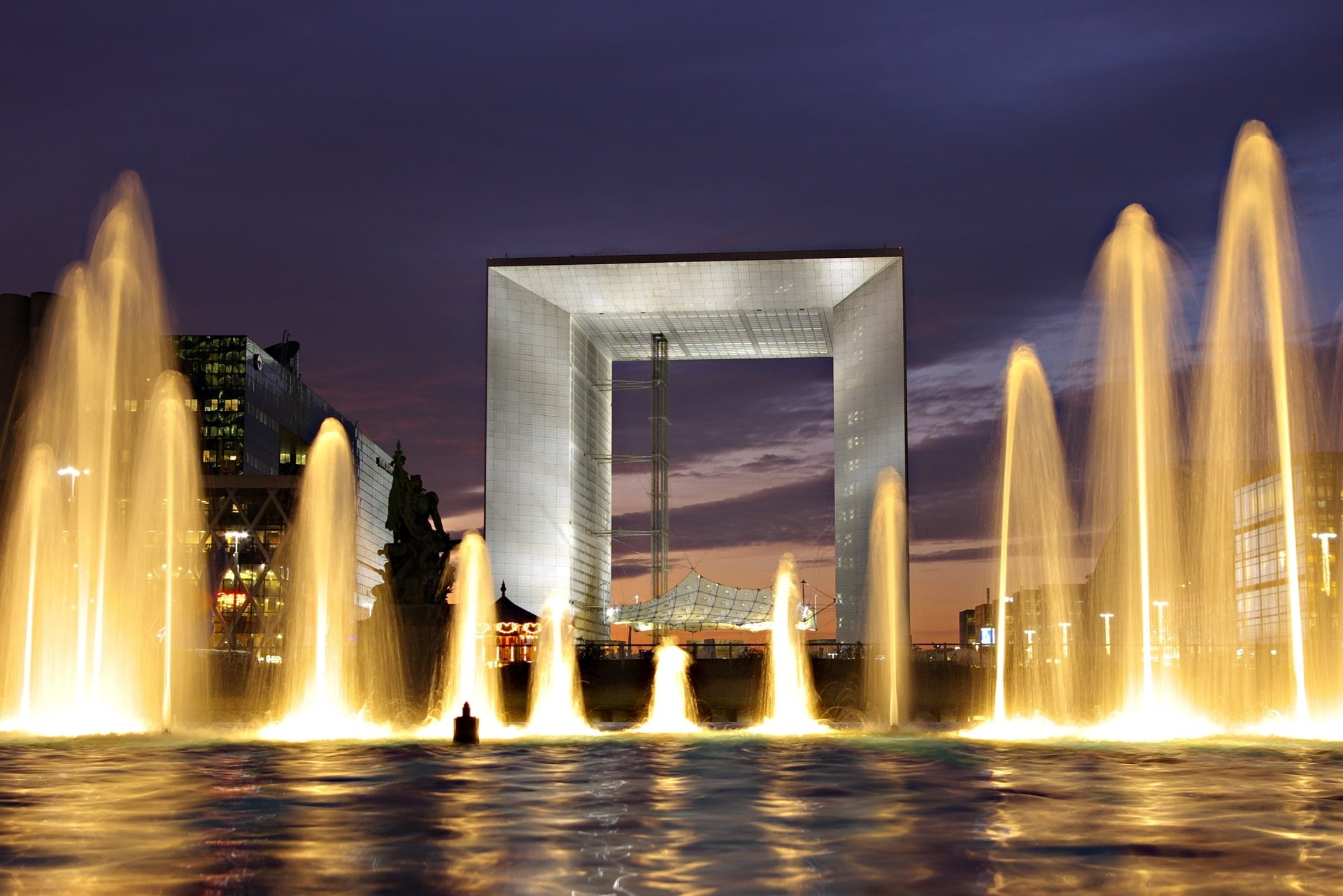 Grande Arche, 1080P, Cityscape, Paris, Man Made, Defense, France, HD Wallpaper