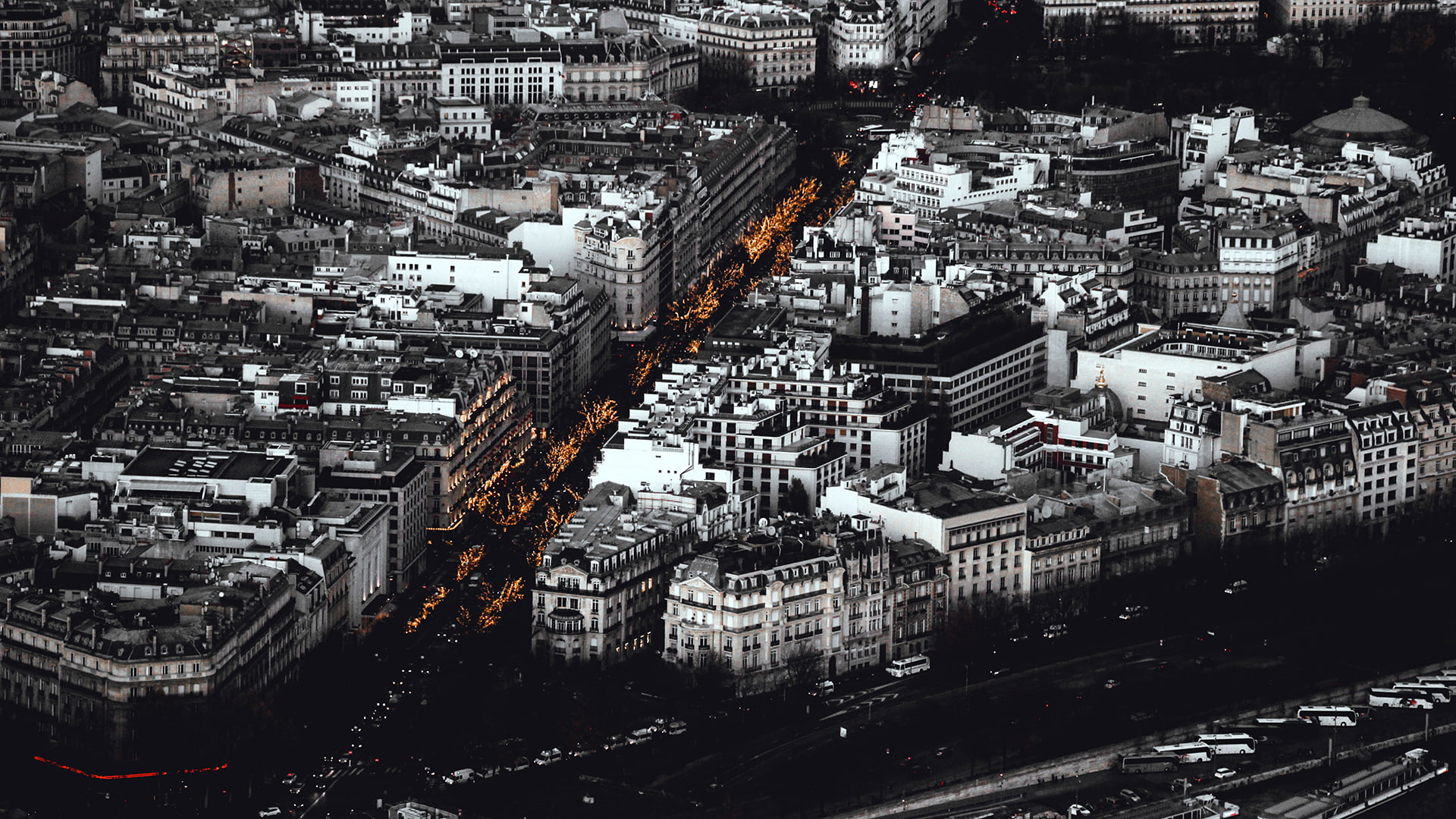 built structure, traffic, crowd, cityscape, road, city, 1080P, photography, office building exterior, traffic lights, residential district, financial district, HD Wallpaper