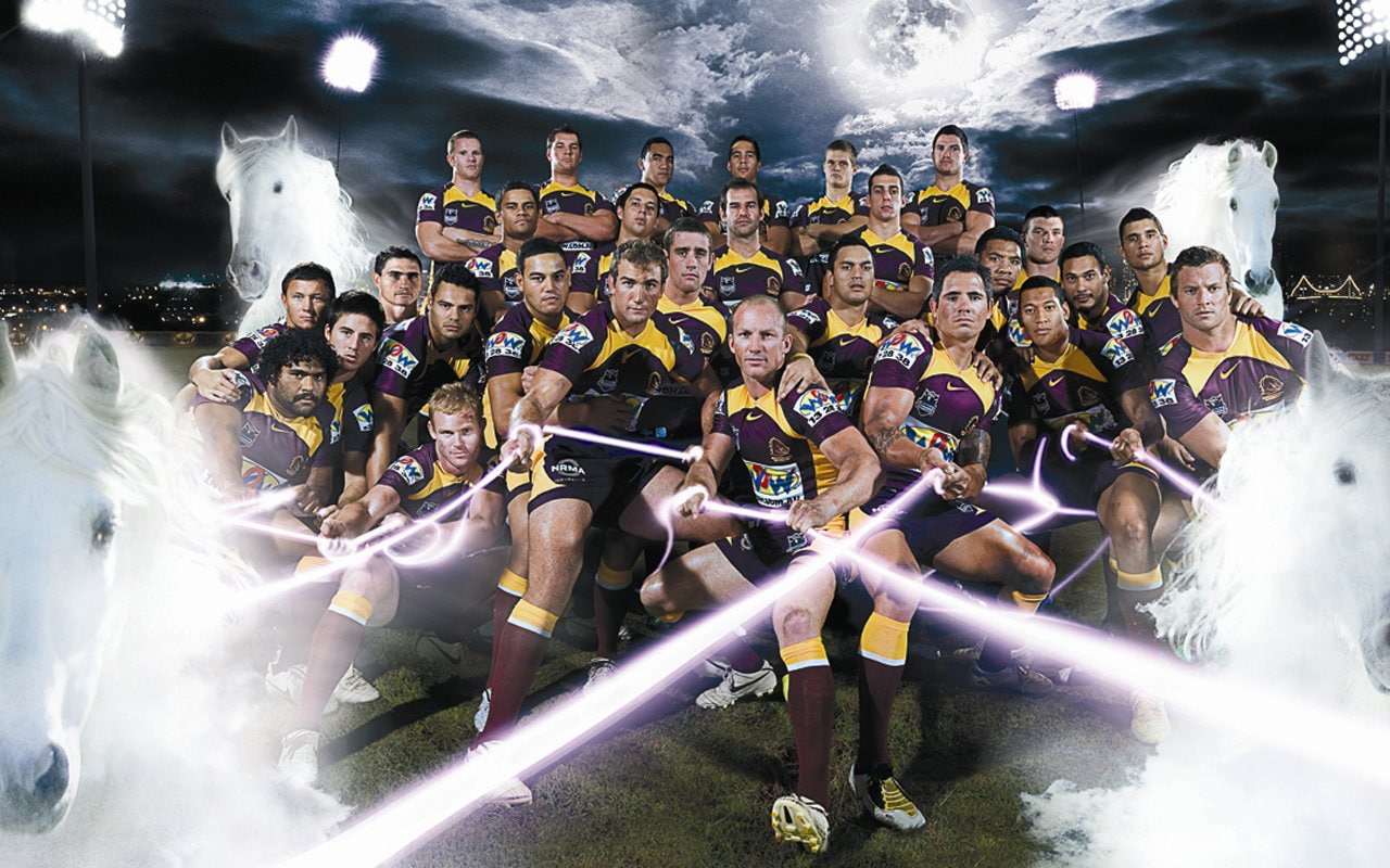 720P, Brisbane Broncos, Rugby, HD Wallpaper