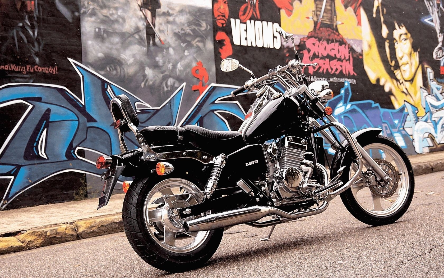 standard, black, 720P, motorcycle, vehicles, hd, HD Wallpaper