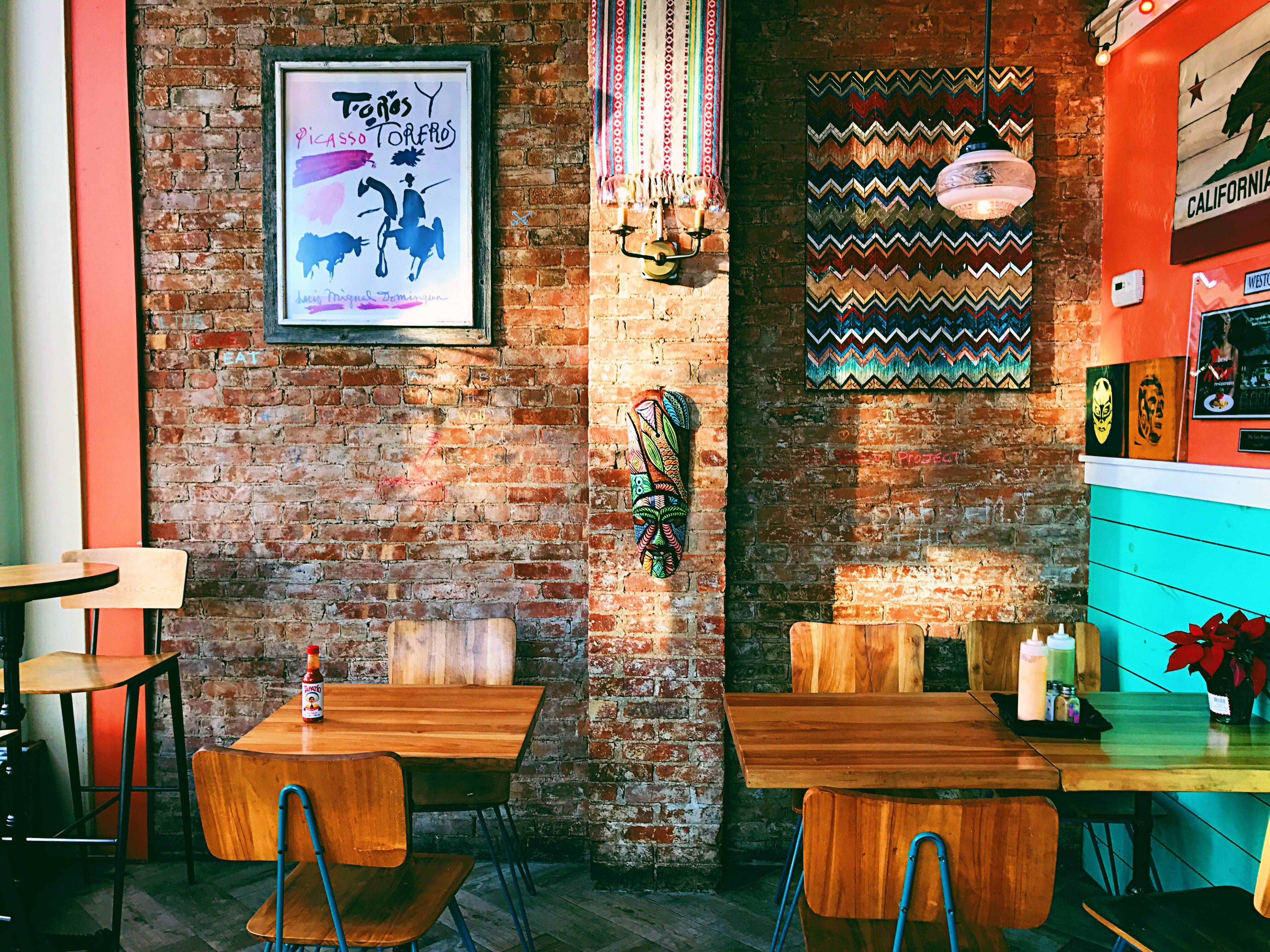 absence, condiments, spirituality, wood - material, store, restaurant, window, room, creativity, coffee shop, wall, seat, human representation, eat, side, HD Wallpaper