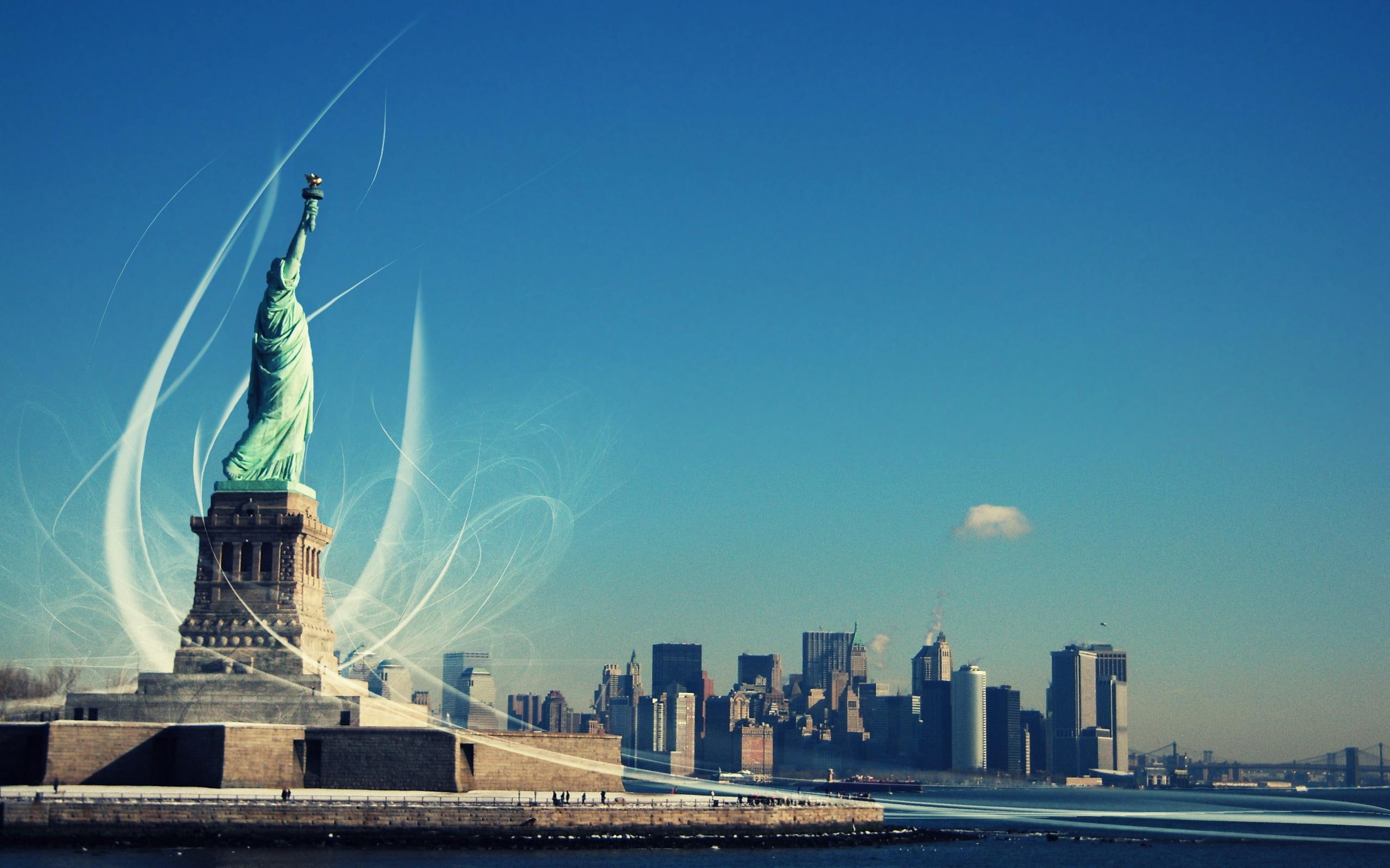 yorks, 2K, statue, s, travel and world, new, liberty, york, HD Wallpaper