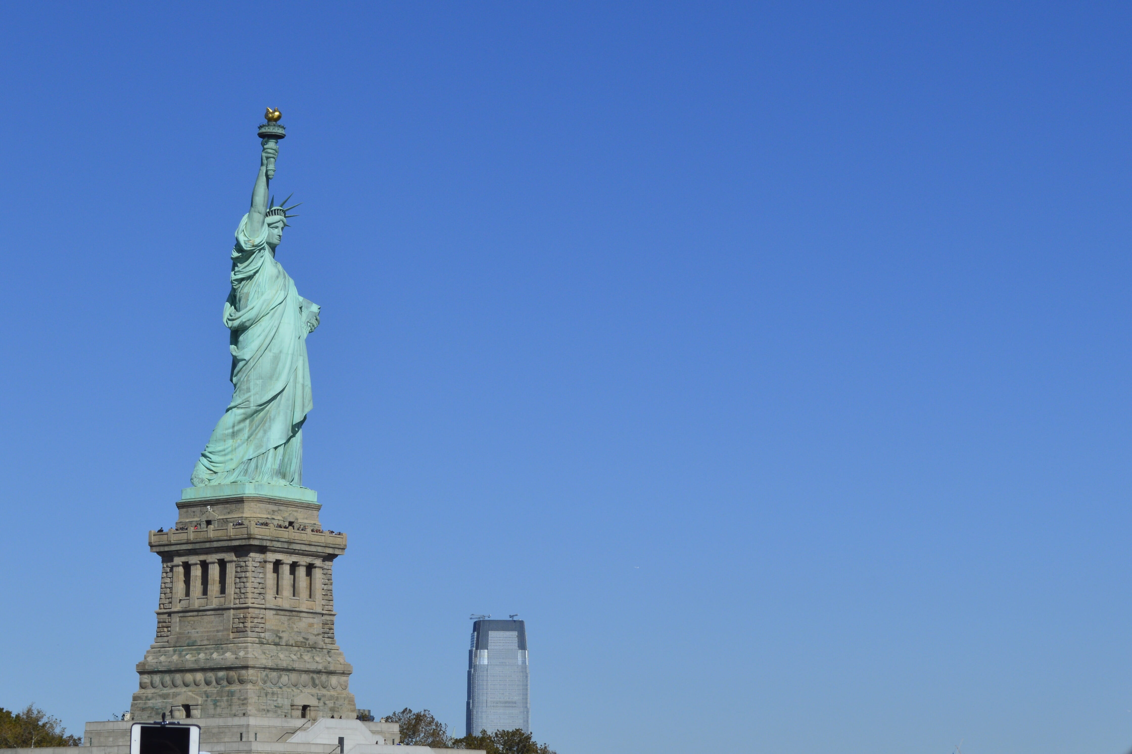 independence, architecture, the past, trip, female likeness, neo-classical, new york, statue of liberty, city, history, tourism, park, tourist, united states, HD Wallpaper