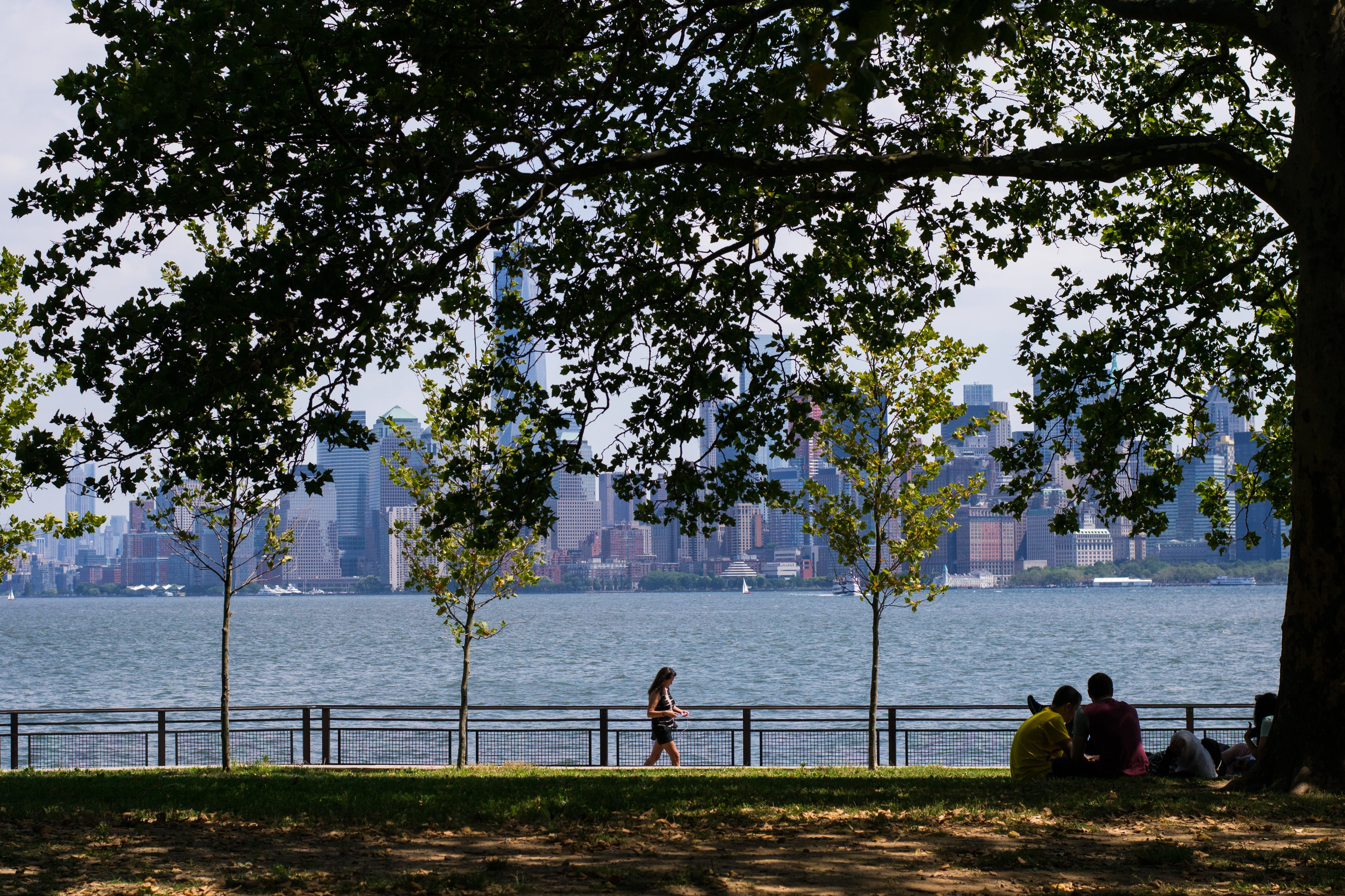 nature, railing, adult, men, sky, park, group of people, 4K, architecture, america, tree, tourist, real people, trip, sidewalk, new york, outdoors, scenics, HD Wallpaper
