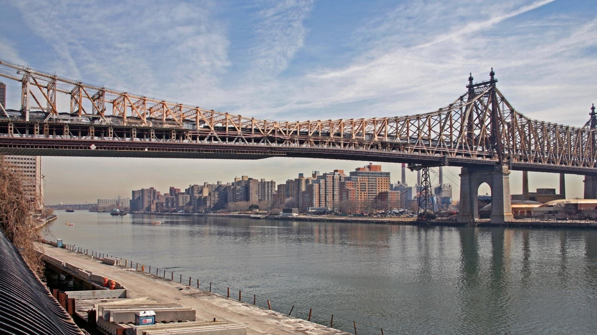 york, williamsburg, 1080P, williamsburg bridge, nature and landscapes, new, bridge, suspension, HD Wallpaper
