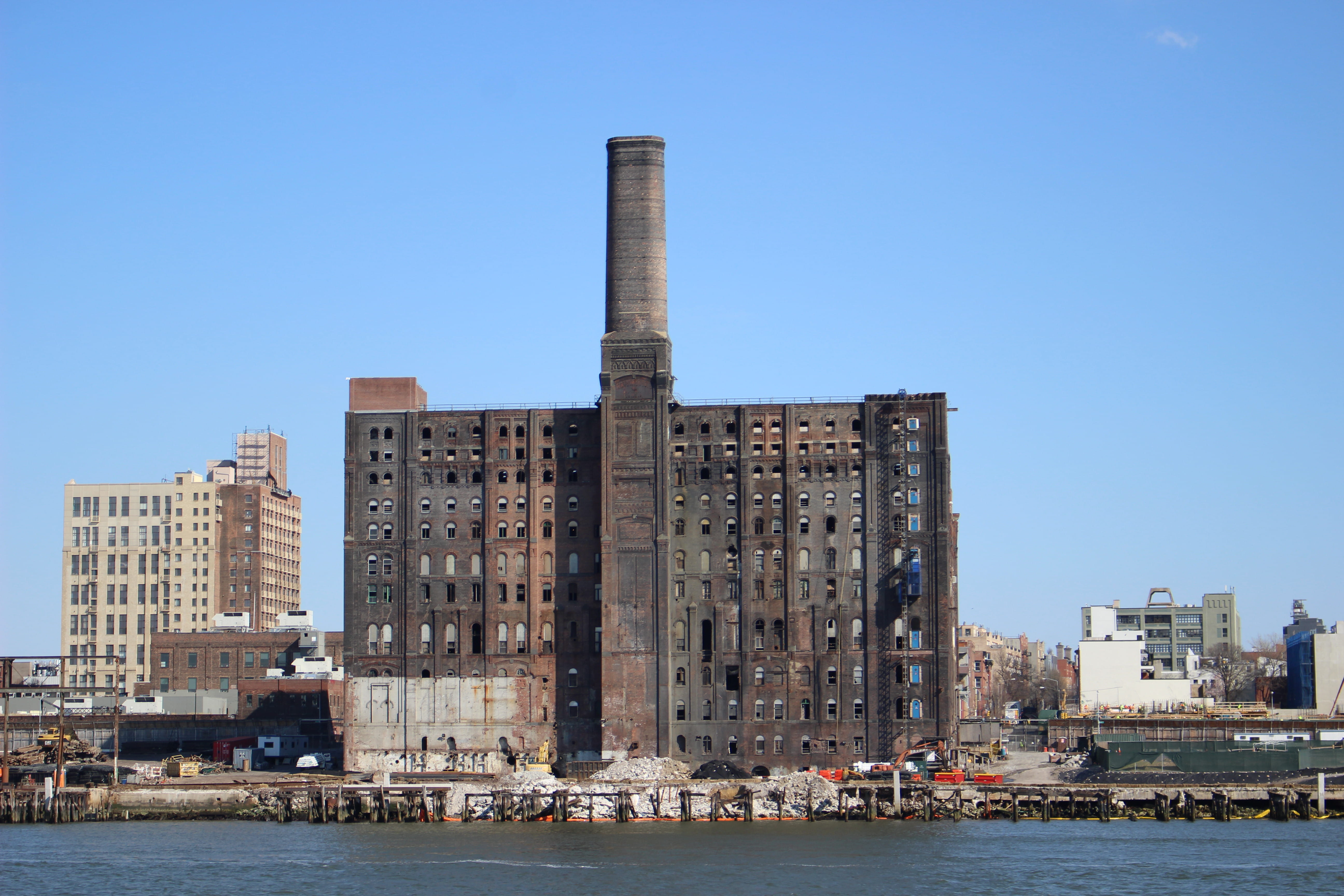 old, history, skyscraper, water, nautical vessel, day, built structure, waterfront, city, building, clear sky, outdoors, sky, architecture, the past, travel destinations, HD Wallpaper