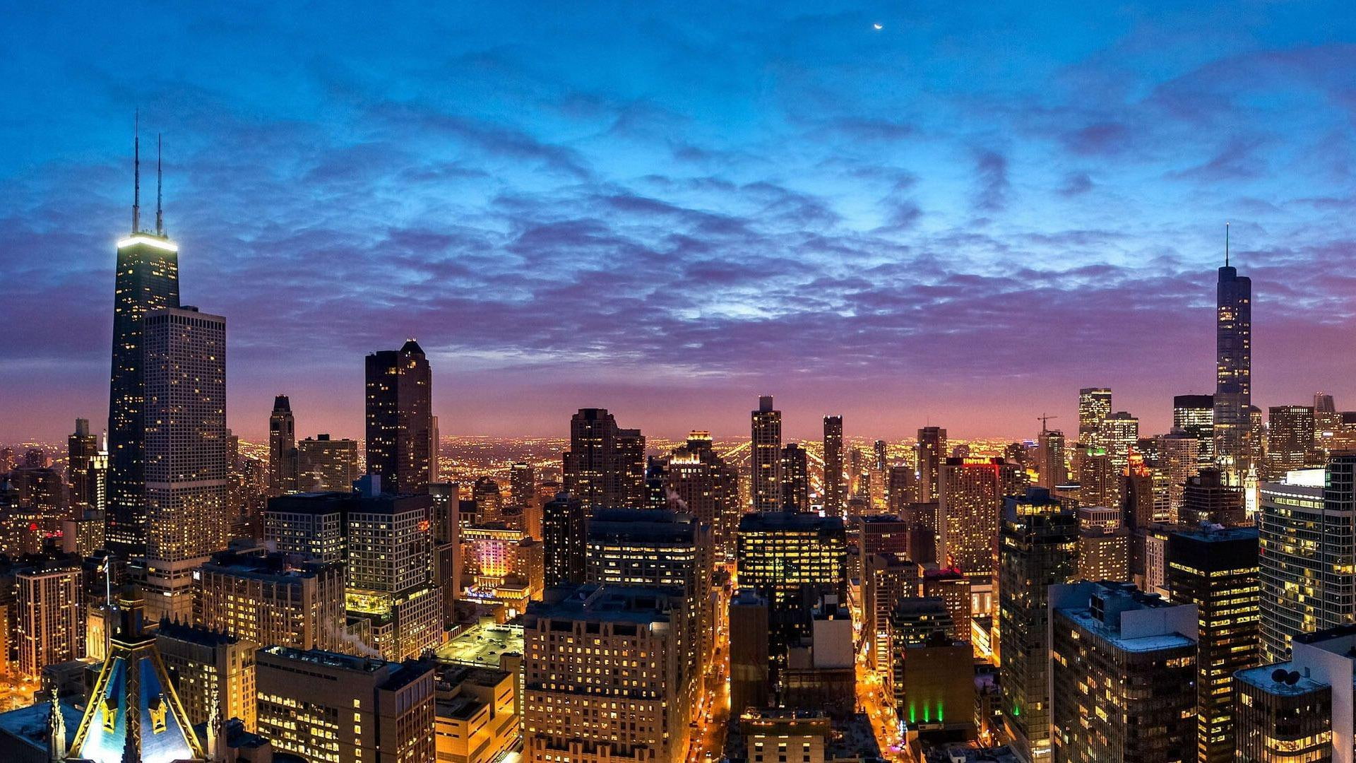 chicago, illinois, world, 1920x1080, cityscape, 1080P, rise, buildings, high, HD Wallpaper