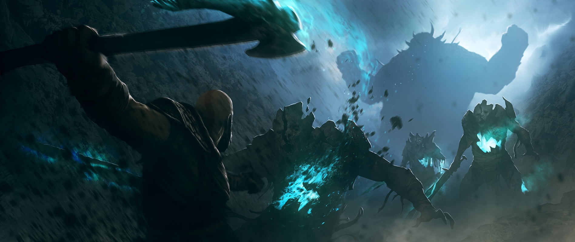 Kratos, God of War, video game art, video game characters, God of War (2018), Quentin BOUILLOUD, 720P, creature, HD Wallpaper