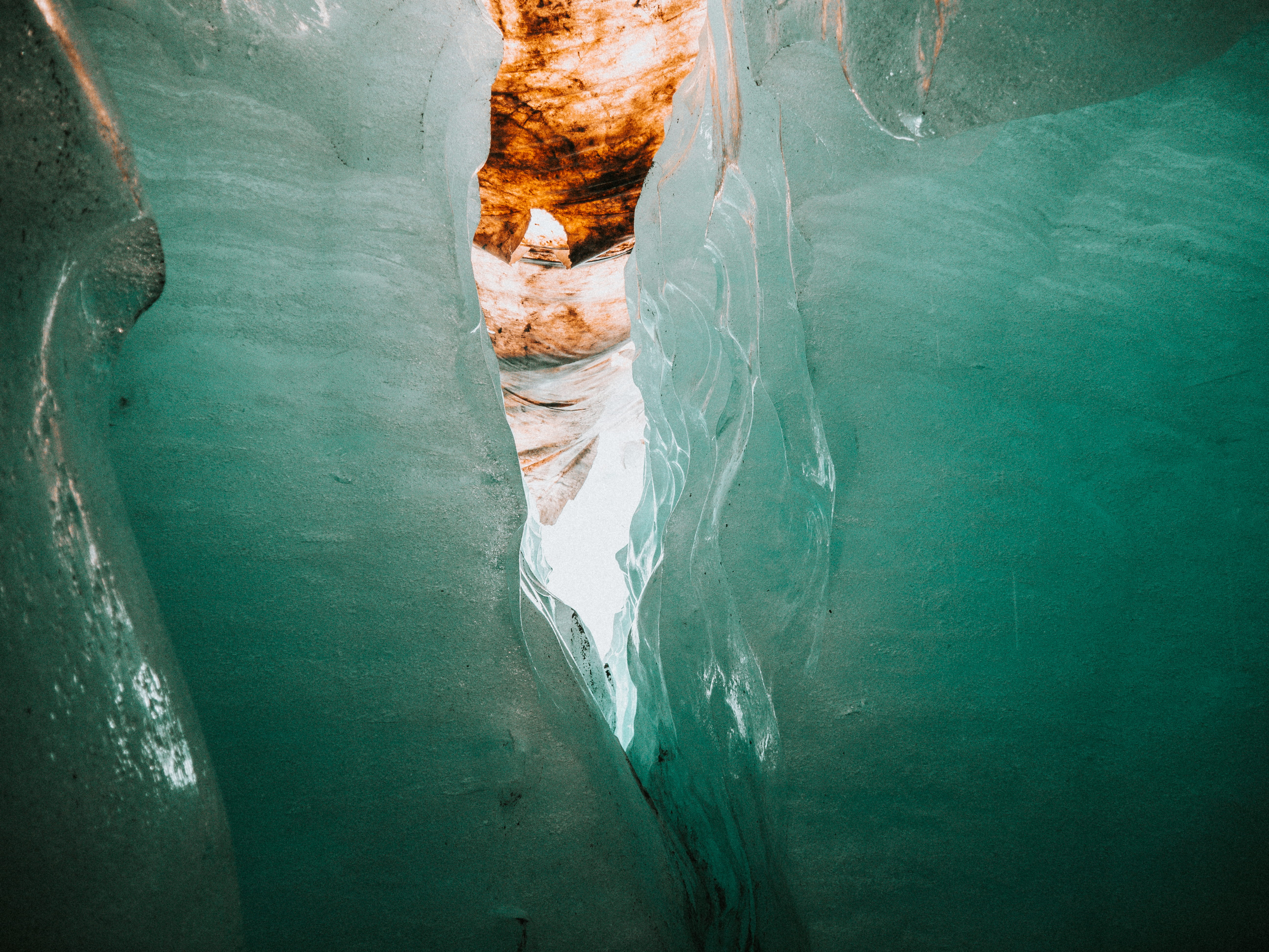 cliff, cave, ice cave, scenics, ice, 5K, outdoors, swiss, river, rock - Object, blue, nature, rhone, famous Place, explore, waterfall, walli, moutain, HD Wallpaper