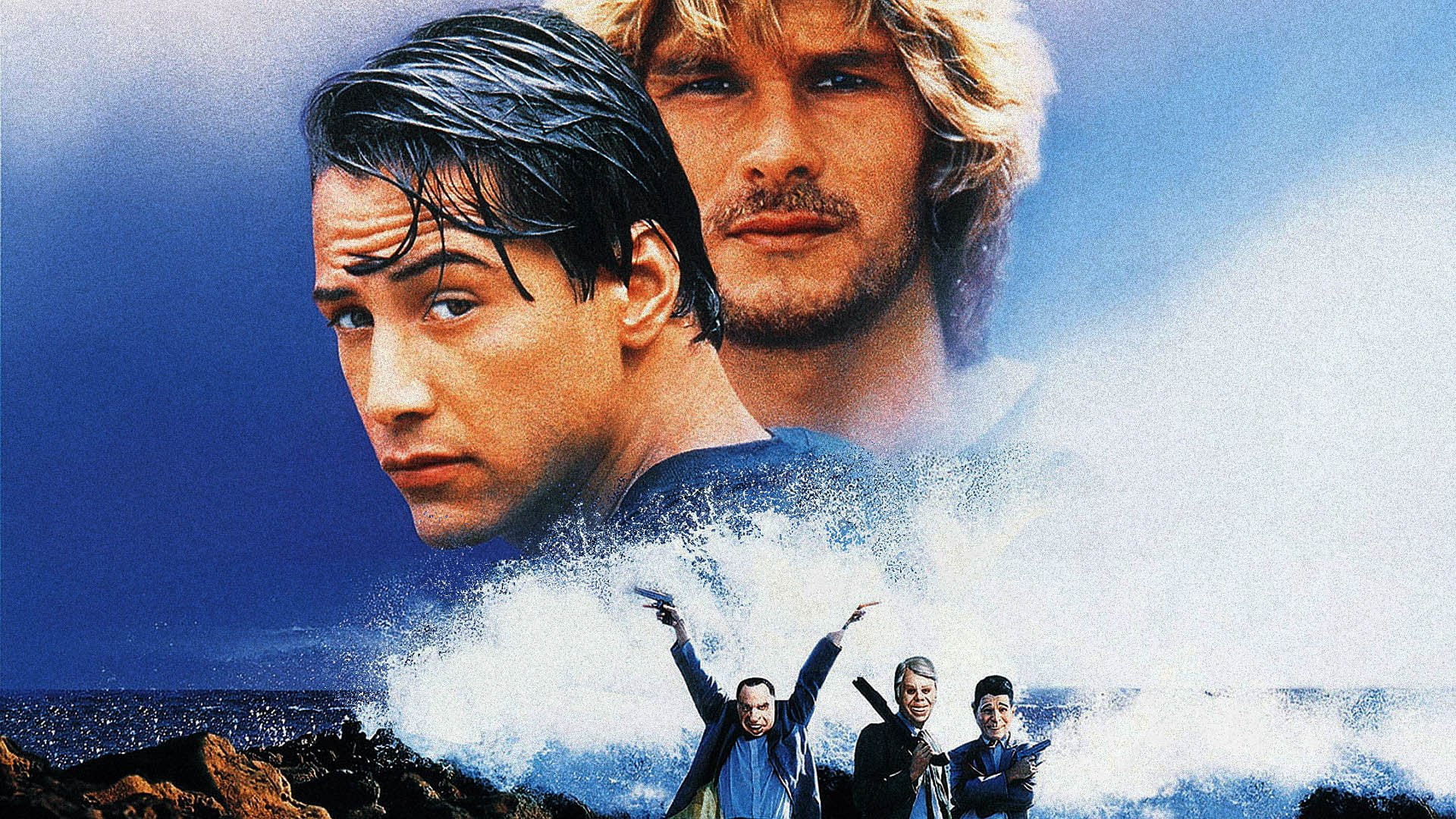 Patrick Swayze, Point Break (1991), 1080P, Keanu Reeves, Movie, HD Wallpaper