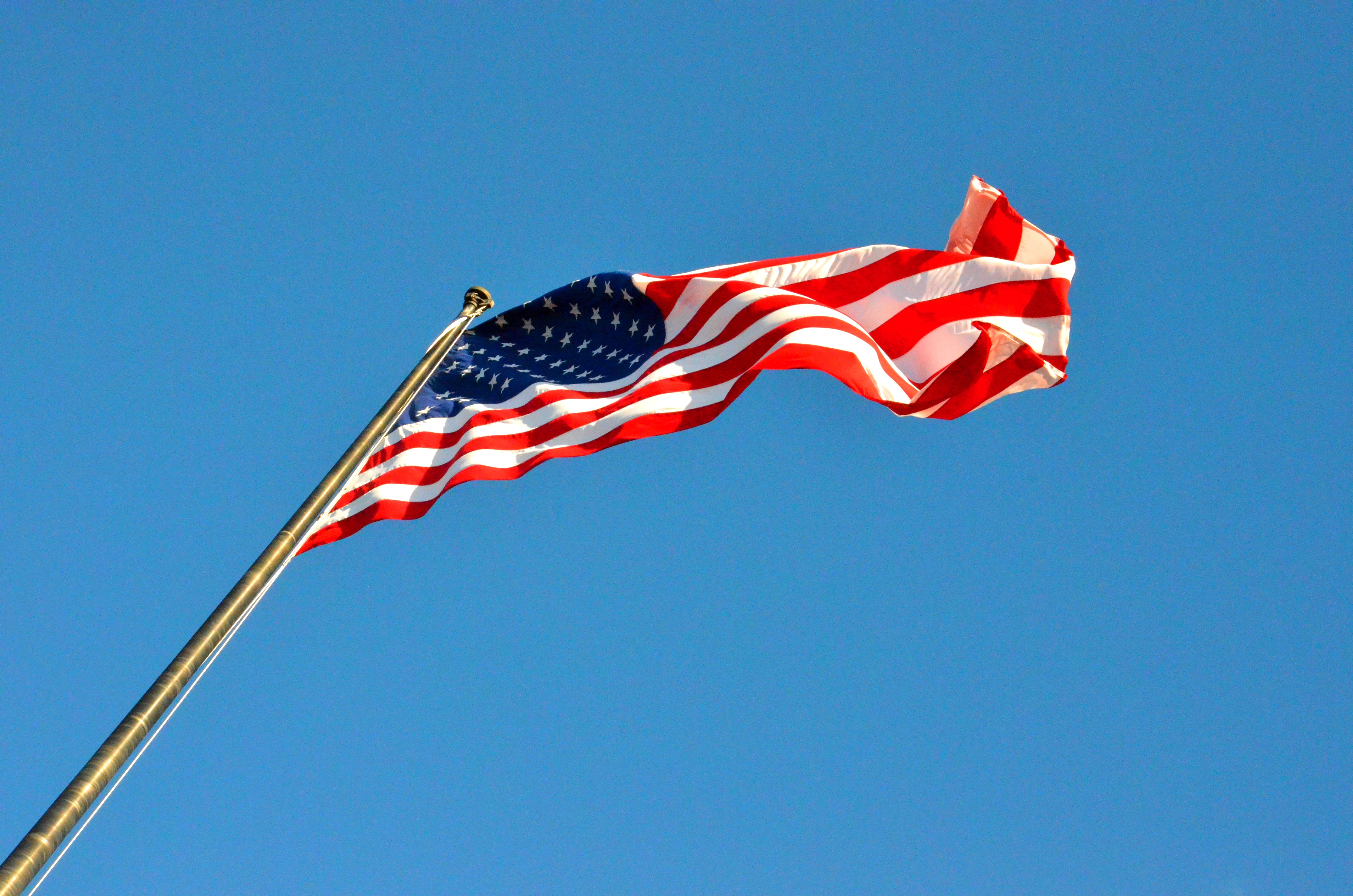 blow, day, no People, outdoors, flutter, stripes, patriotism, uSA, red, star, policy, dom, environment, independence, american Flag, large, fourth of July, HD Wallpaper