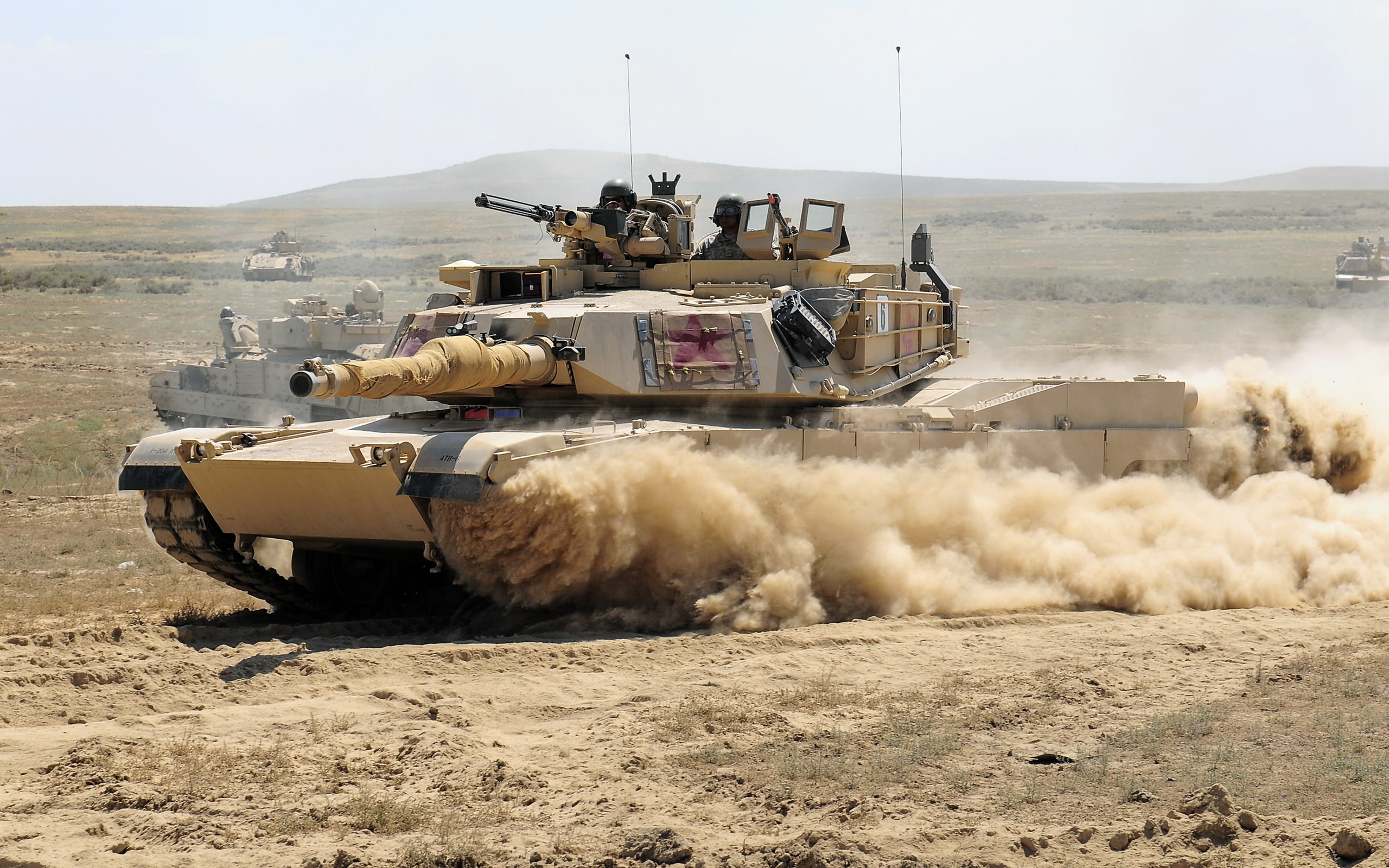 2K, weapons, tank, M1A2 Abrams, HD Wallpaper