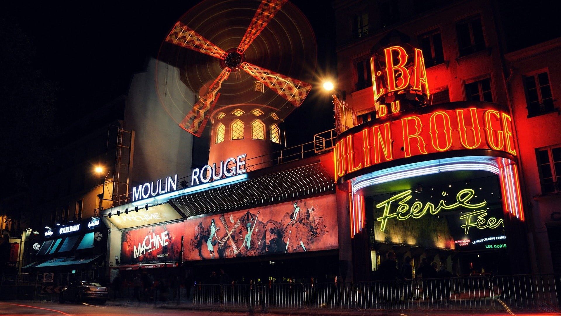 downtown, neon, representation, entertainment, france, light, tourist attraction, street, lighting equipment, nightlife, art and craft, motion, electronic signage, HD Wallpaper