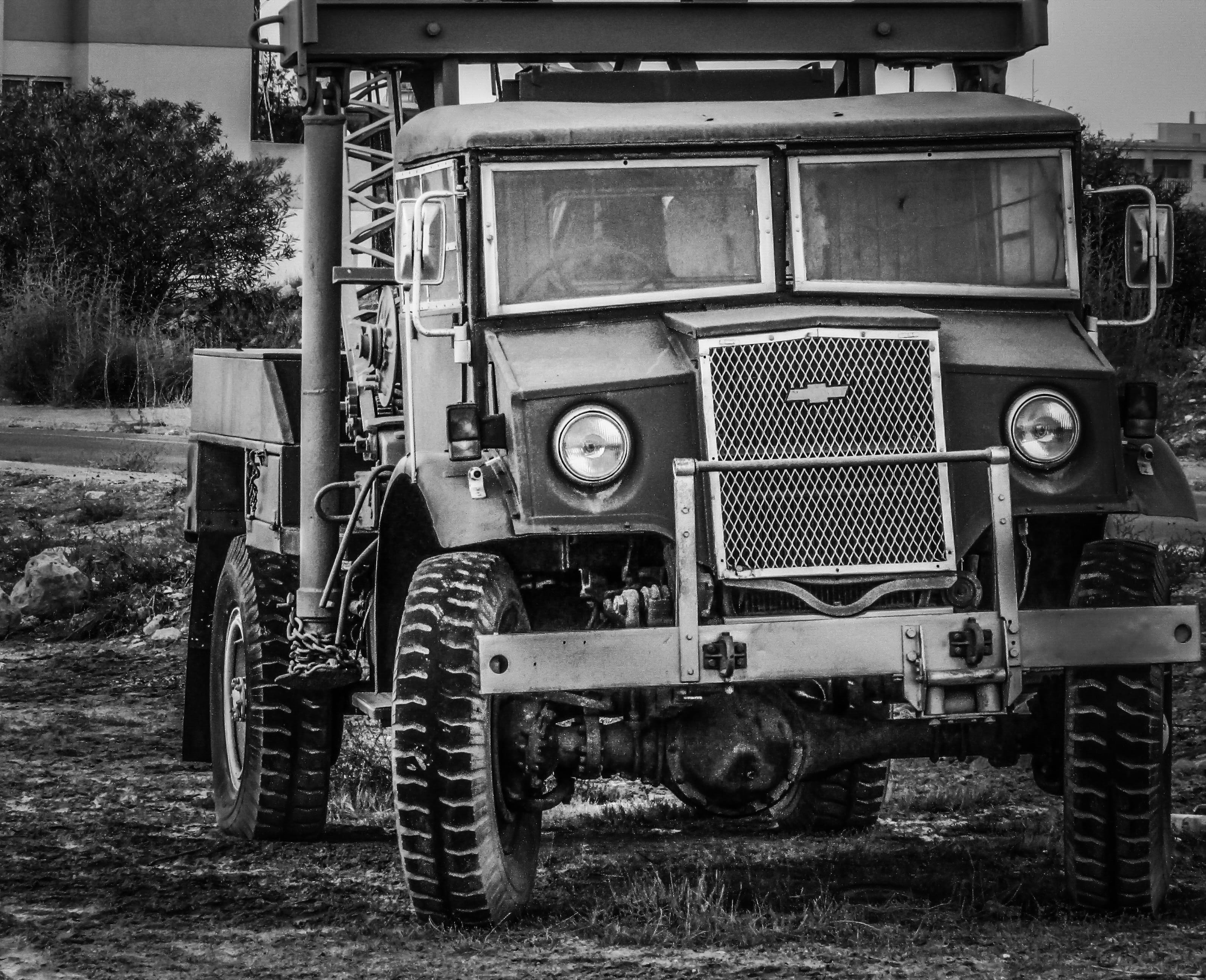 antique, vintage, plant, retro styled, agricultural equipment, abandoned, Vehicle, Old, 2K, agricultural machinery, obsolete, Car, truck, outdoors, metal, HD Wallpaper