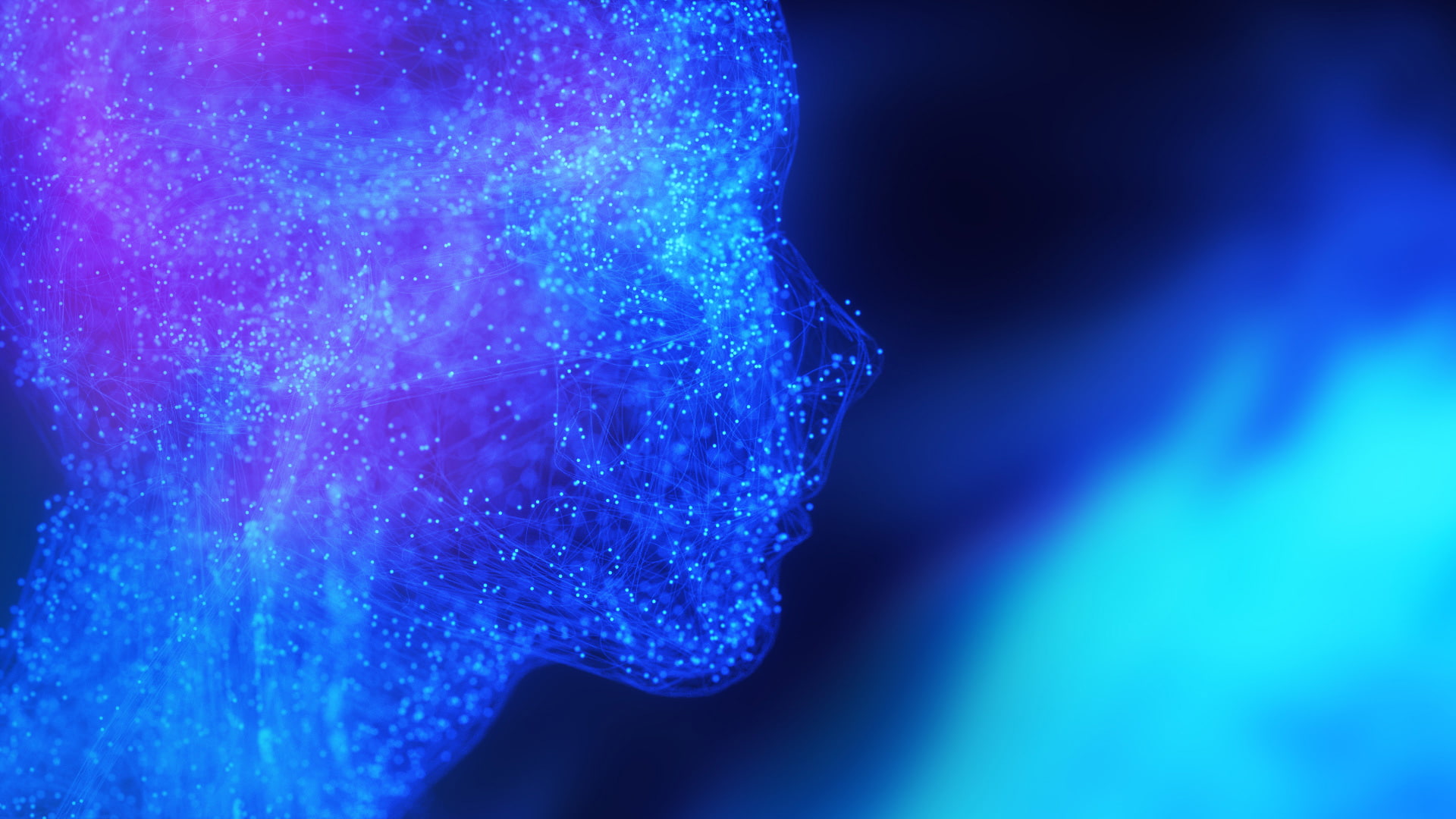cold temperature, beauty in nature, nature, futuristic, profile view, violet, cyan, 1080P, dots, science, water, abstract, no people, illuminated, underwater, HD Wallpaper