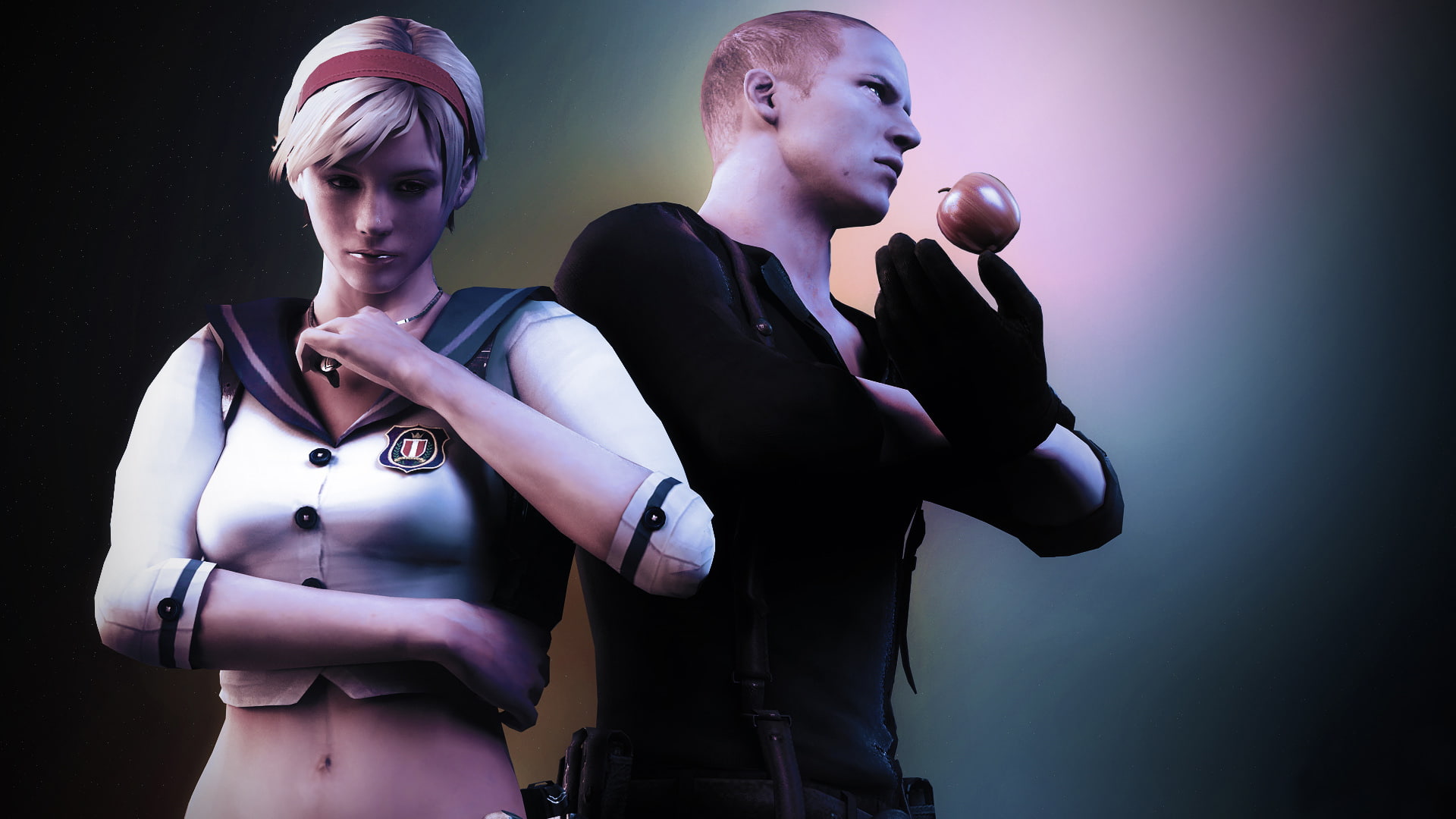 resident, jake, 1080P, muller, graphics, girl, evil, birkin, men, sherry, games, HD Wallpaper