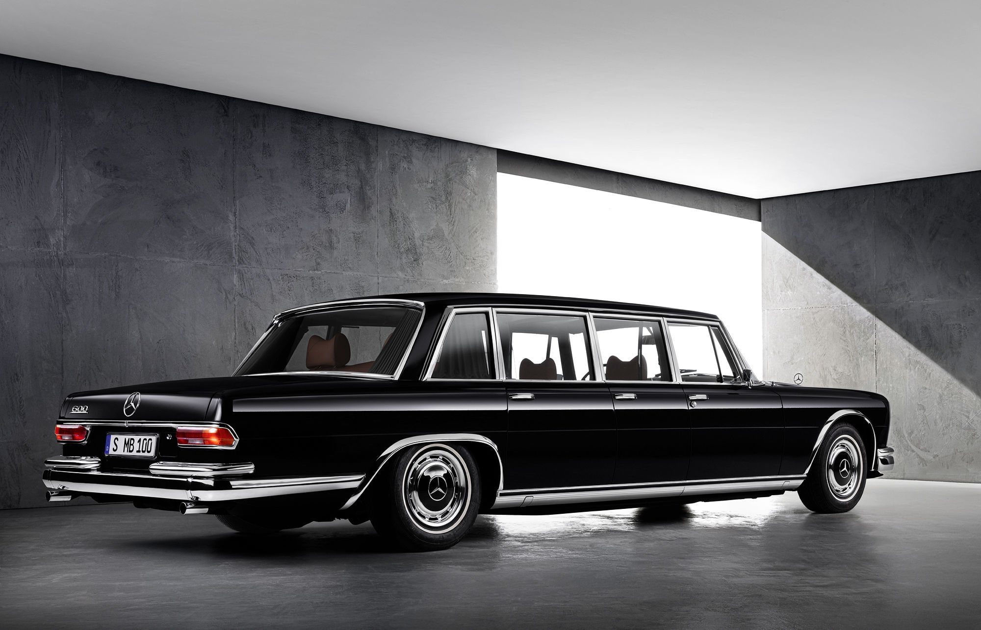 mercedes, 1964-81, luxury, 600, pullman, w100, benz, limousine, 1080P, HD Wallpaper