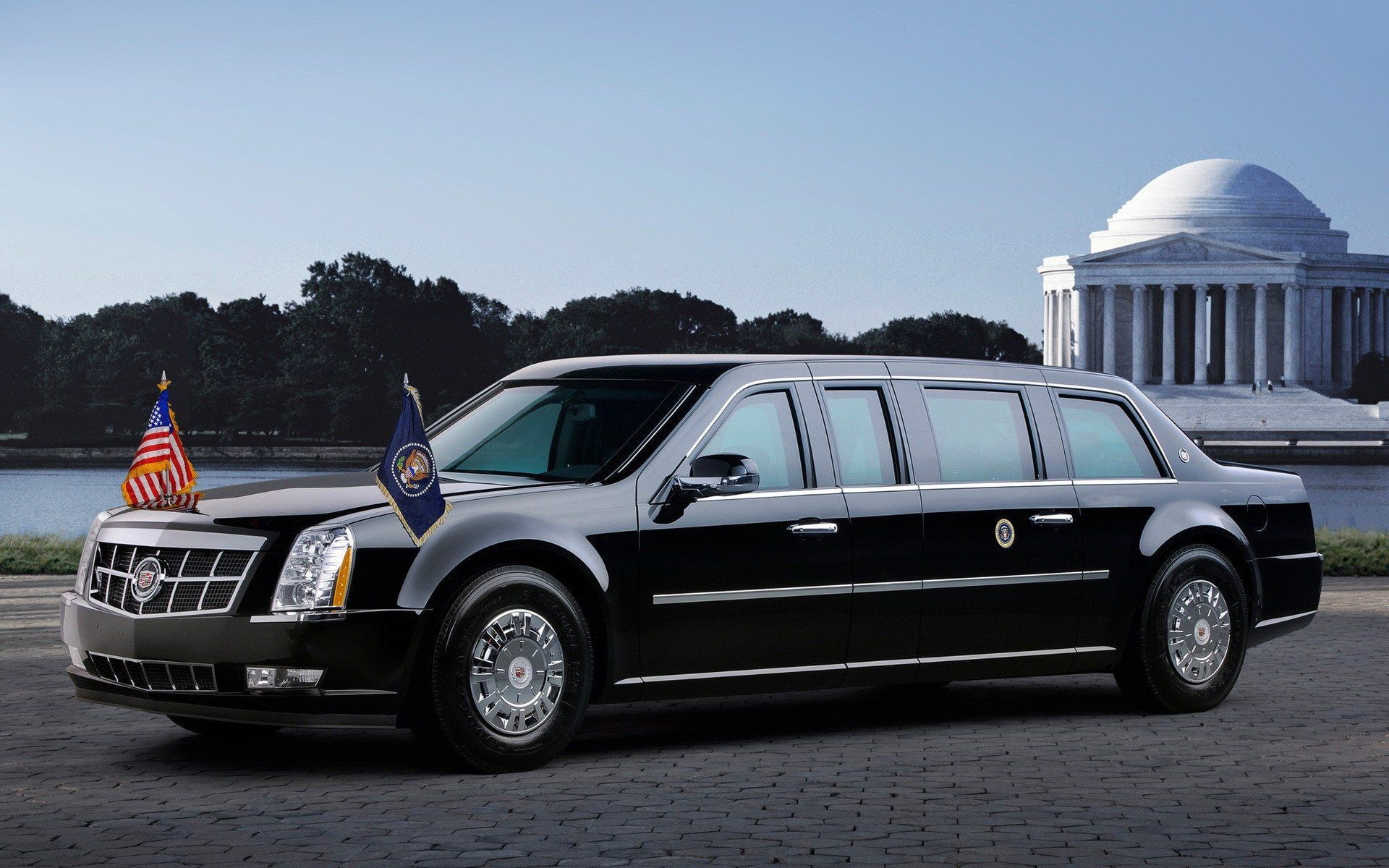 cadillac presidential limousine, 1080P, HD Wallpaper