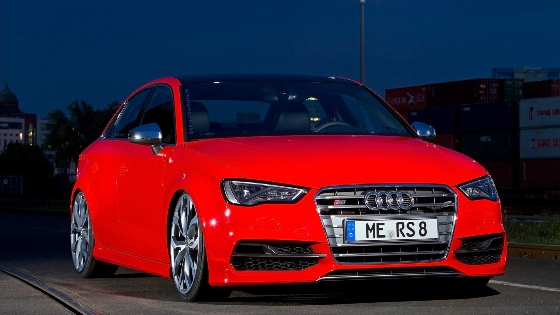 red, audi, sedan, performance, cars, 1080P, s, limousine, sr, 2014, HD Wallpaper