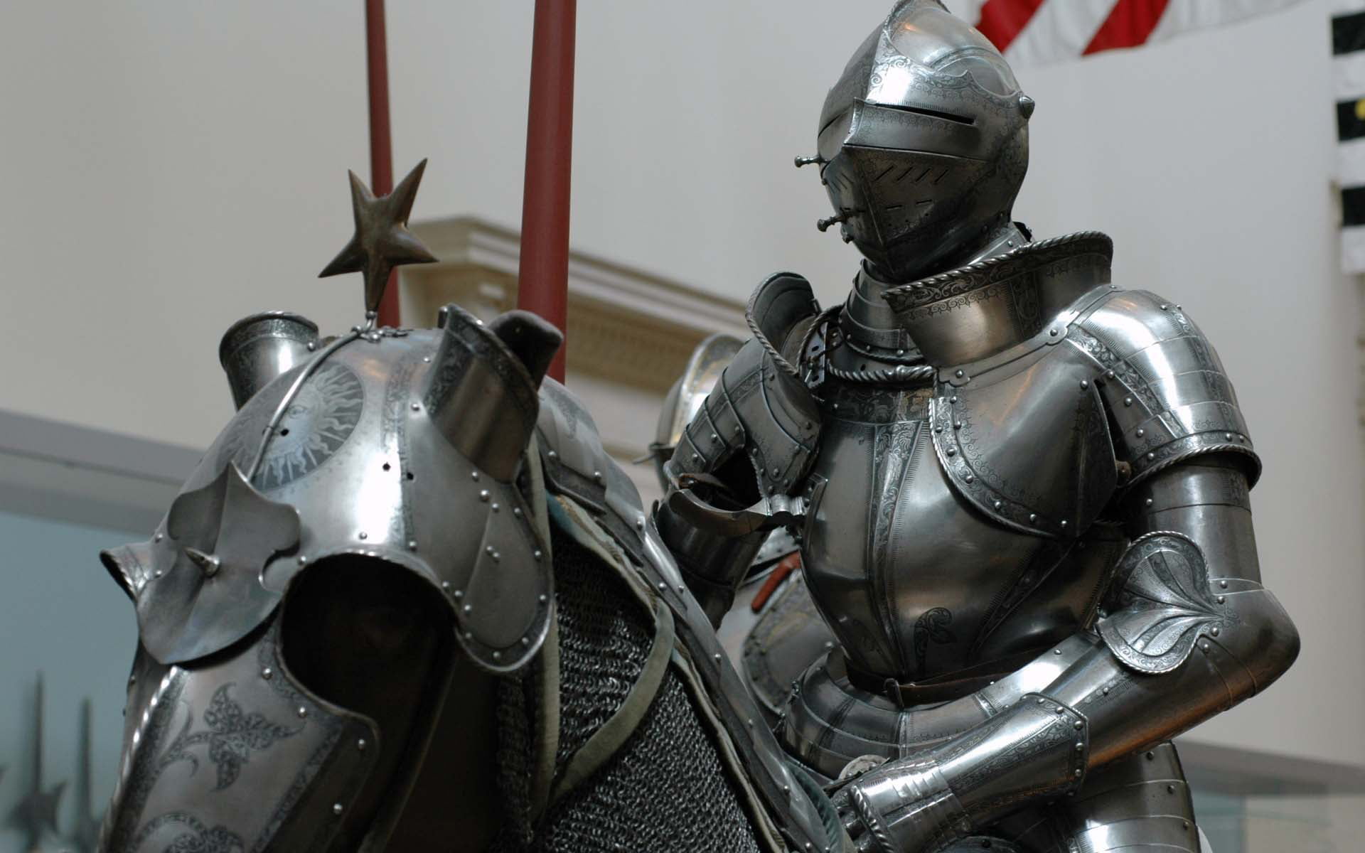 plate, history, rider, armor, military, close-up, knight - person, metal, art and craft, Museum, and, photos sample, gray, shown, no people, HD Wallpaper