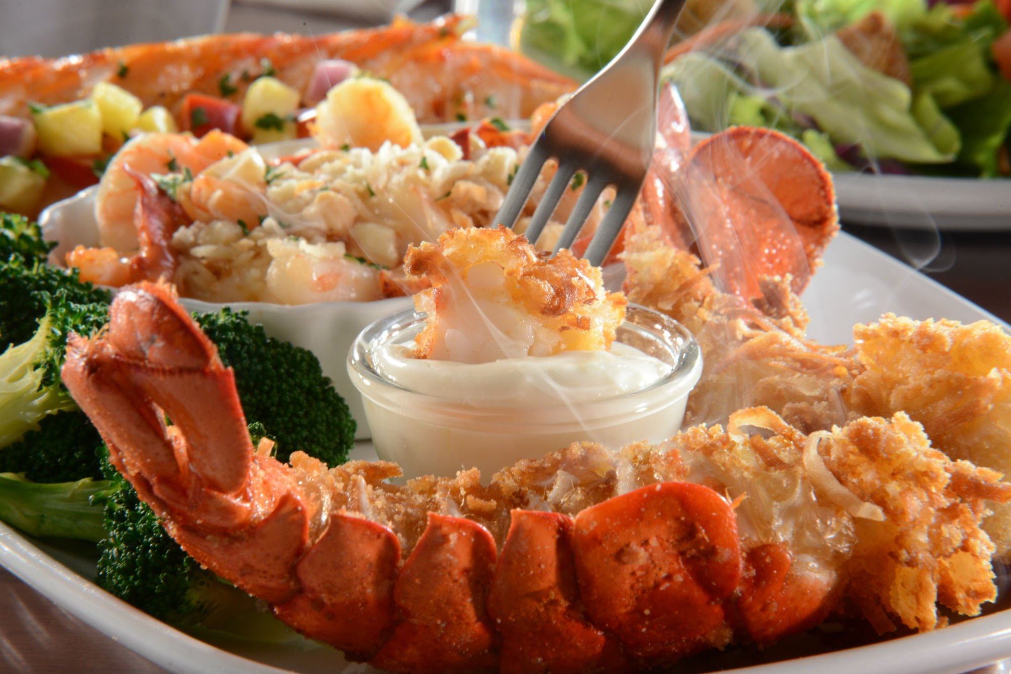 dinner, shellfish, seafood, meal, 1080P, lobster, meat, HD Wallpaper