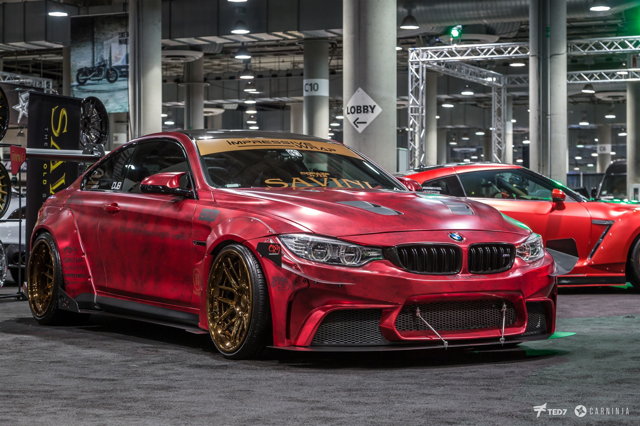 car, low, 1080P, street, BMW M4 Coupe, Carninja, HD Wallpaper