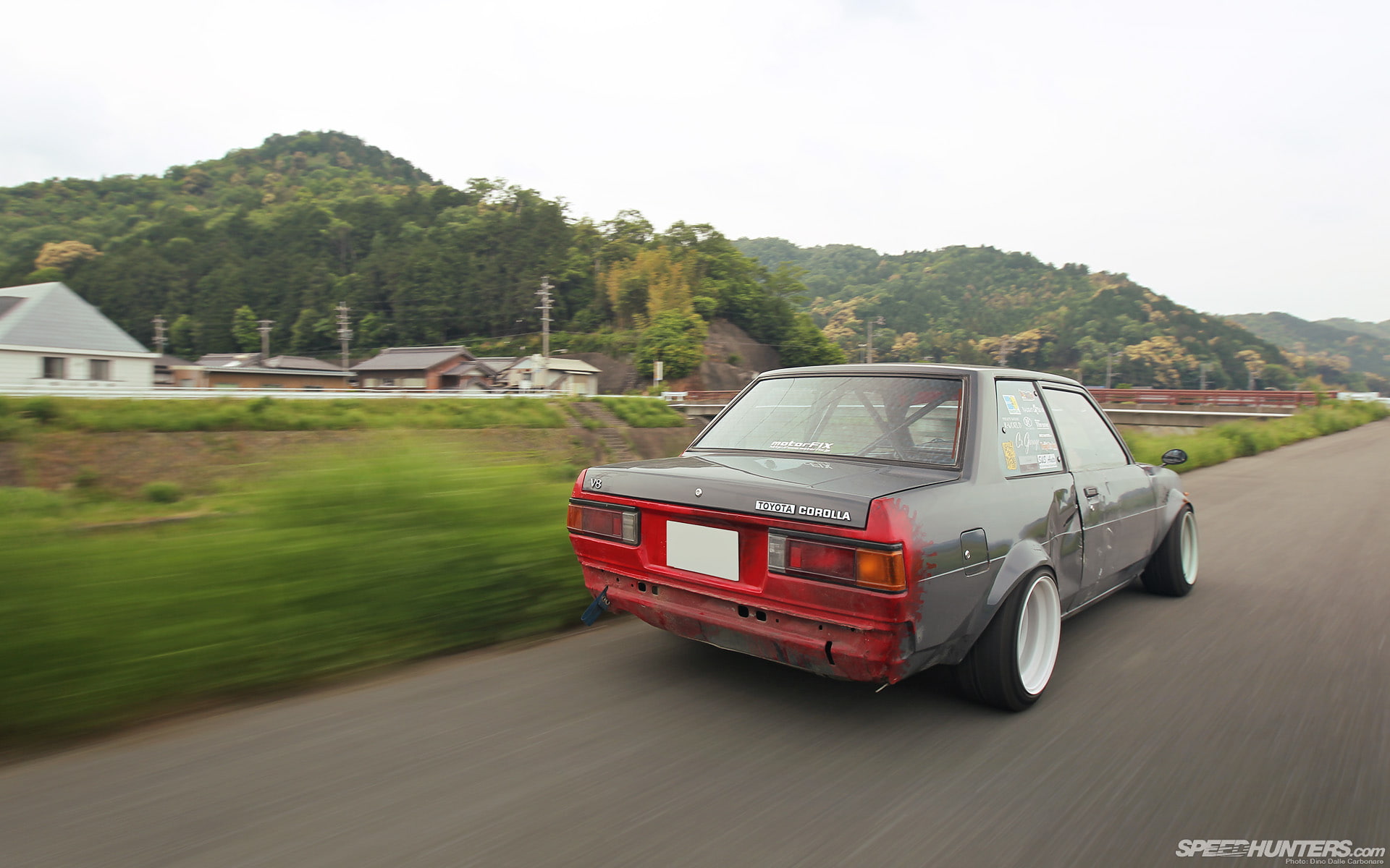 motion, blur, cars, corolla, hd, toyota, 1080P, HD Wallpaper