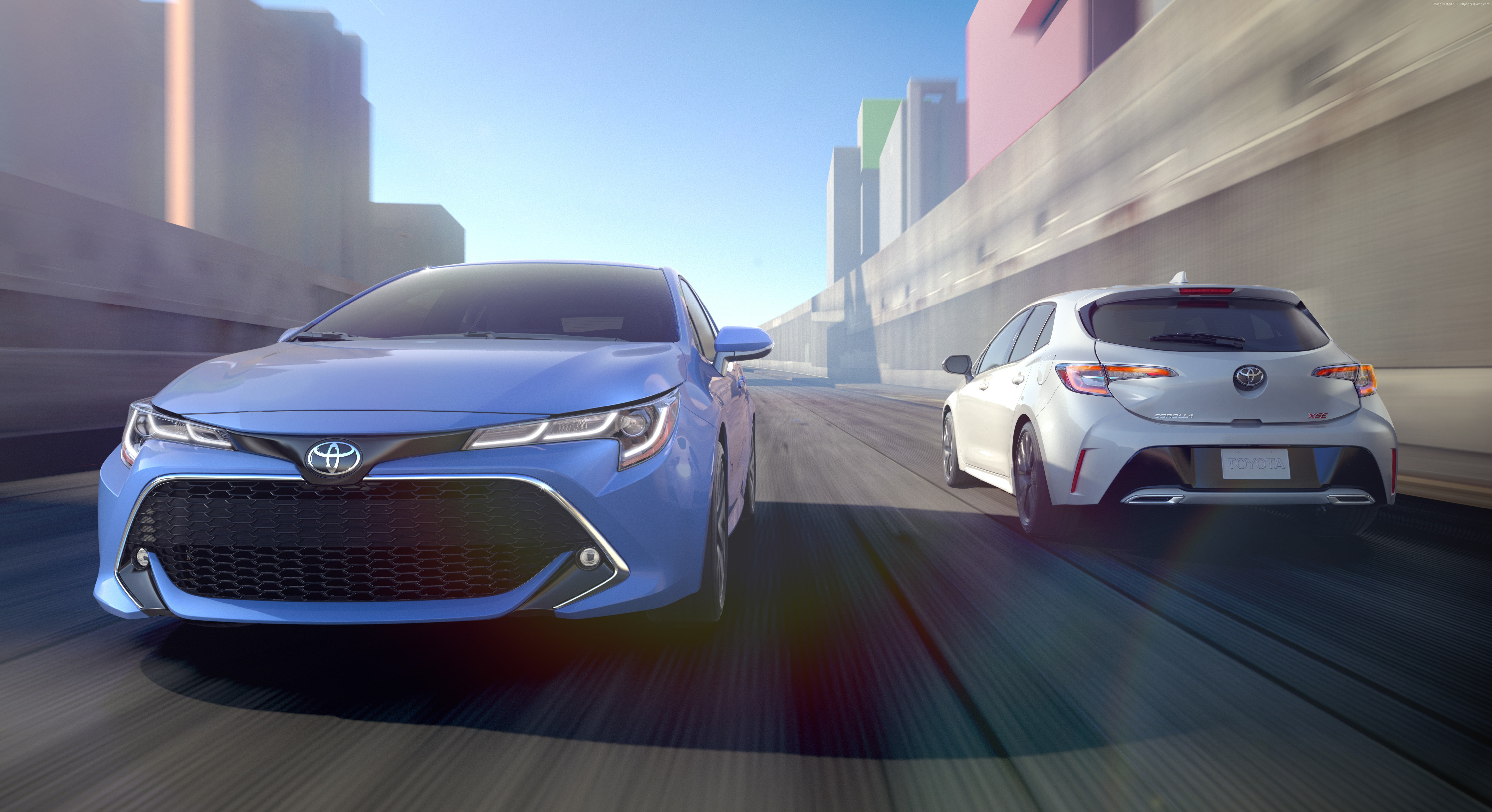 Toyota Corolla Hatchback, 5K, 2019 Cars, 4K, 6K, HD Wallpaper