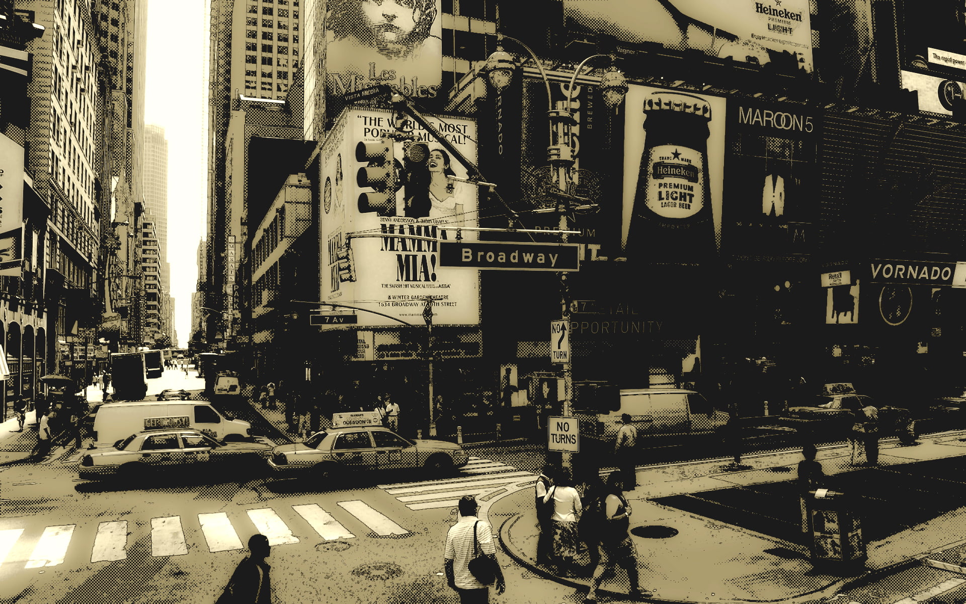 city, street, 1080P, yellow Taxi, text, avenue, communication, pedestrian, travel, uSA, real people, roads, car, built Structure, outdoors, manhattan - New York City, HD Wallpaper