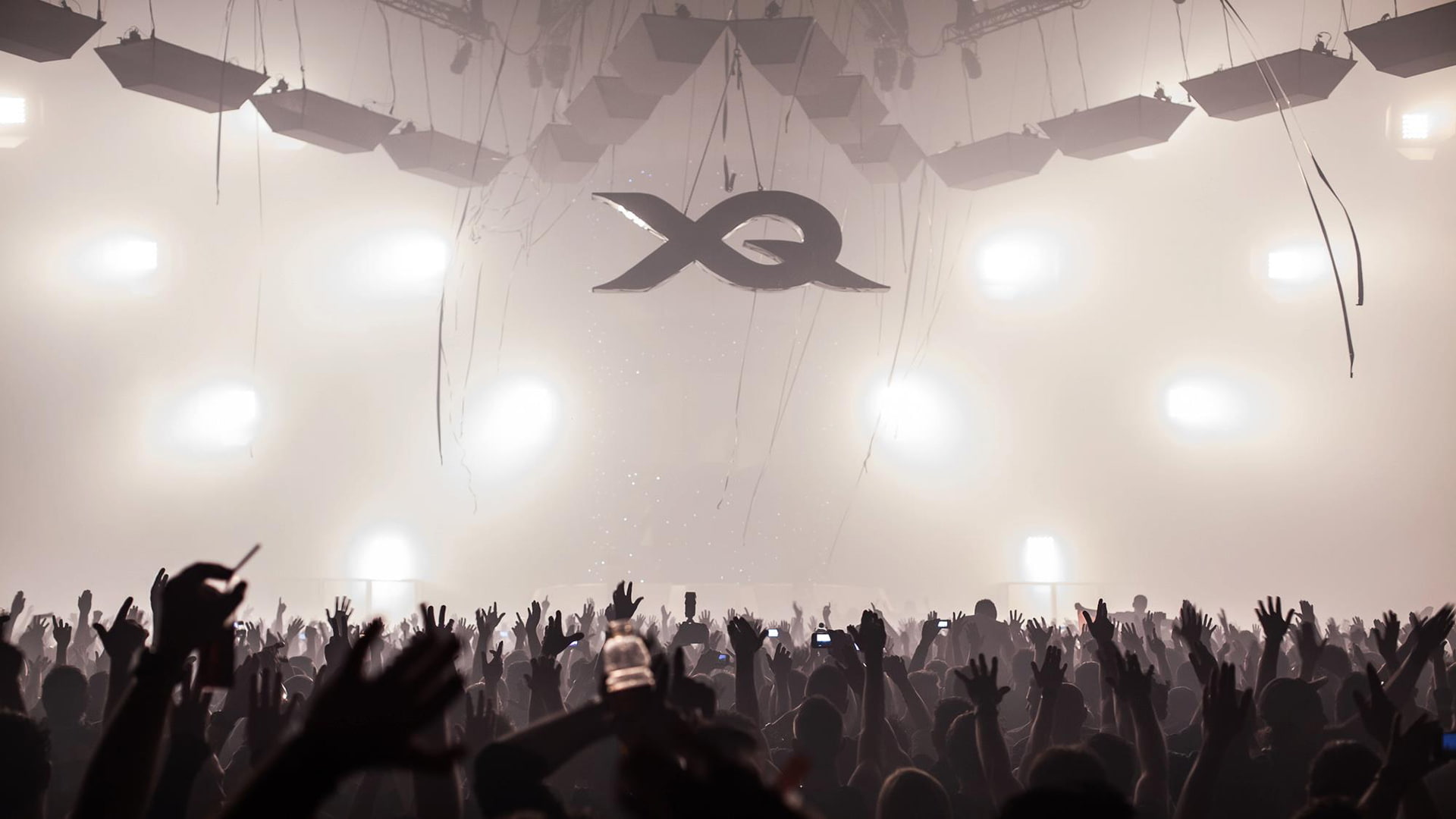 1080P, lights, music, rave, hd, xq, concert, crowd, HD Wallpaper