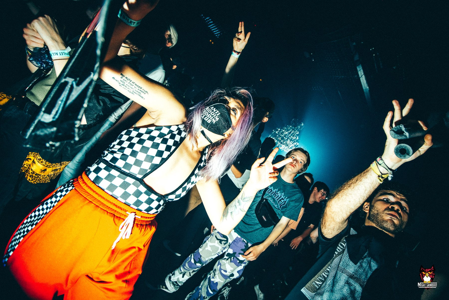 mask, Riddim Dubstep, DJ, 720P, people, HD Wallpaper