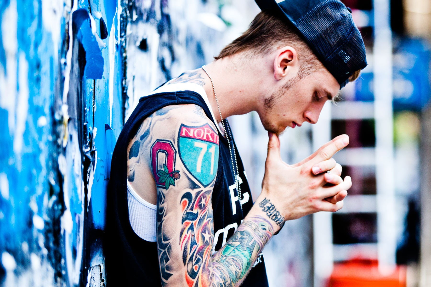 Tattoo, Singers, 720P, Machine gun kelly, HD Wallpaper