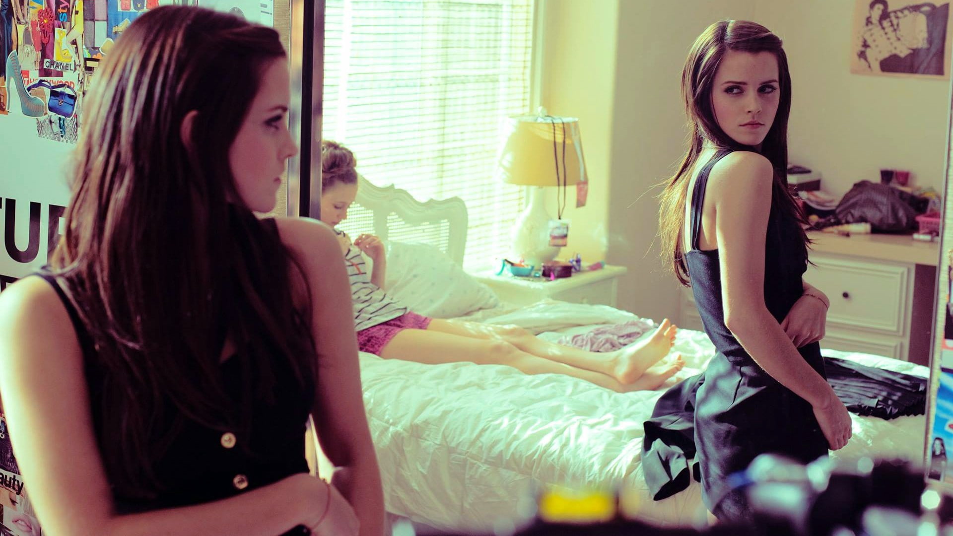 brunette, movies, 1080P, celebrity, actress, women, The Bling Ring, Emma Watson, HD Wallpaper