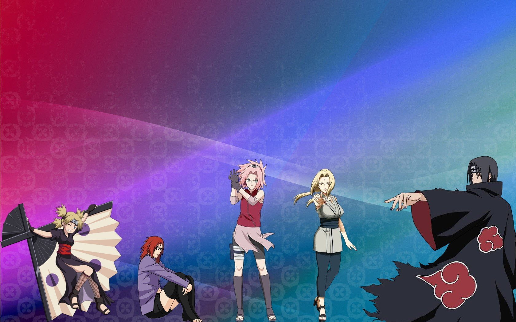 720P, karin, temari, itachi, sakura, uchiha, shippuden, anime, haruno, naruto, tsunade, HD Wallpaper