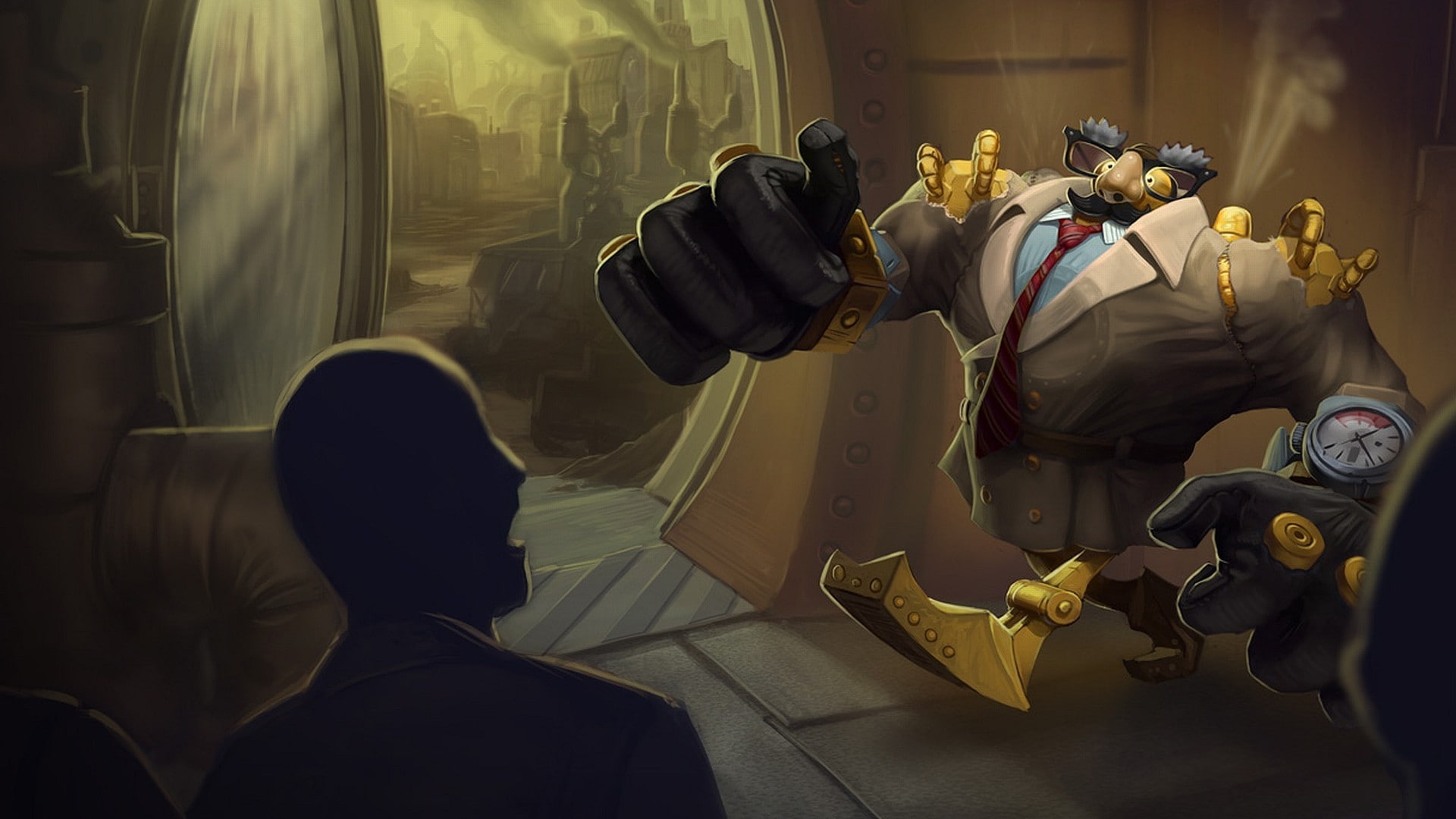 1080P, video games, Blitzcrank (League of Legends), League of Legends, HD Wallpaper
