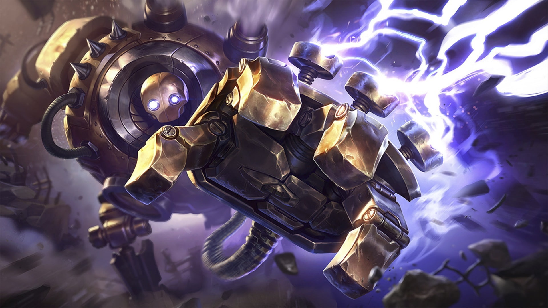 video games, 1080P, League Of Legends, Blitzcrank (league Of Legends), HD Wallpaper