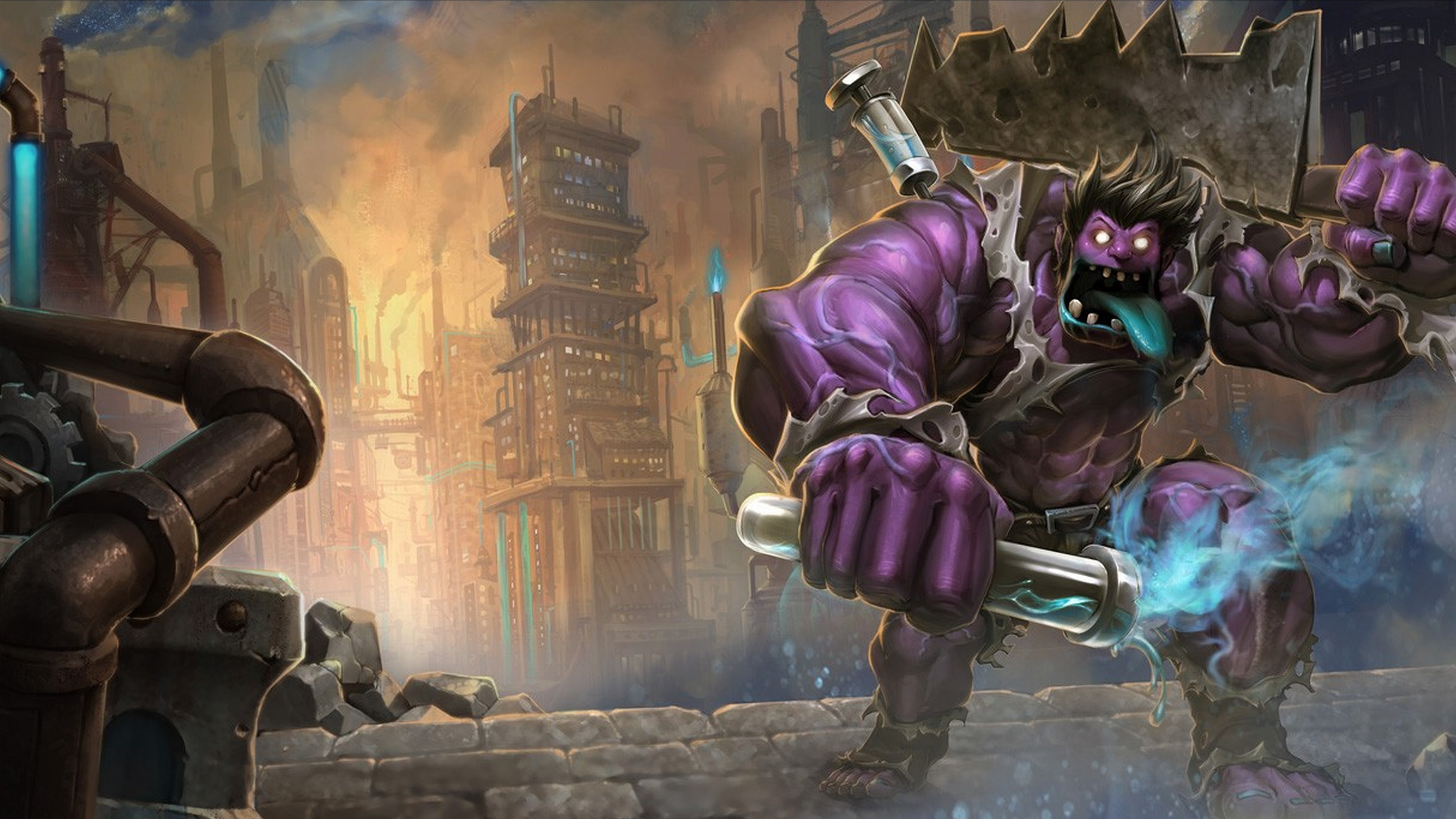 4K, League Of Legends, Video Game, Dr. Mundo (League Of Legends), HD Wallpaper