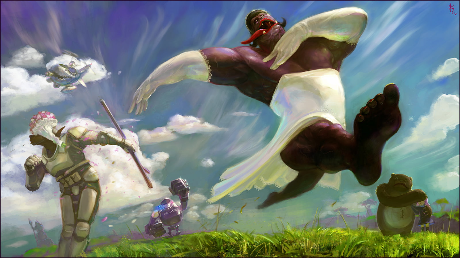 hd, video games, dr, legends, 720P, league, mundo, drawing, HD Wallpaper