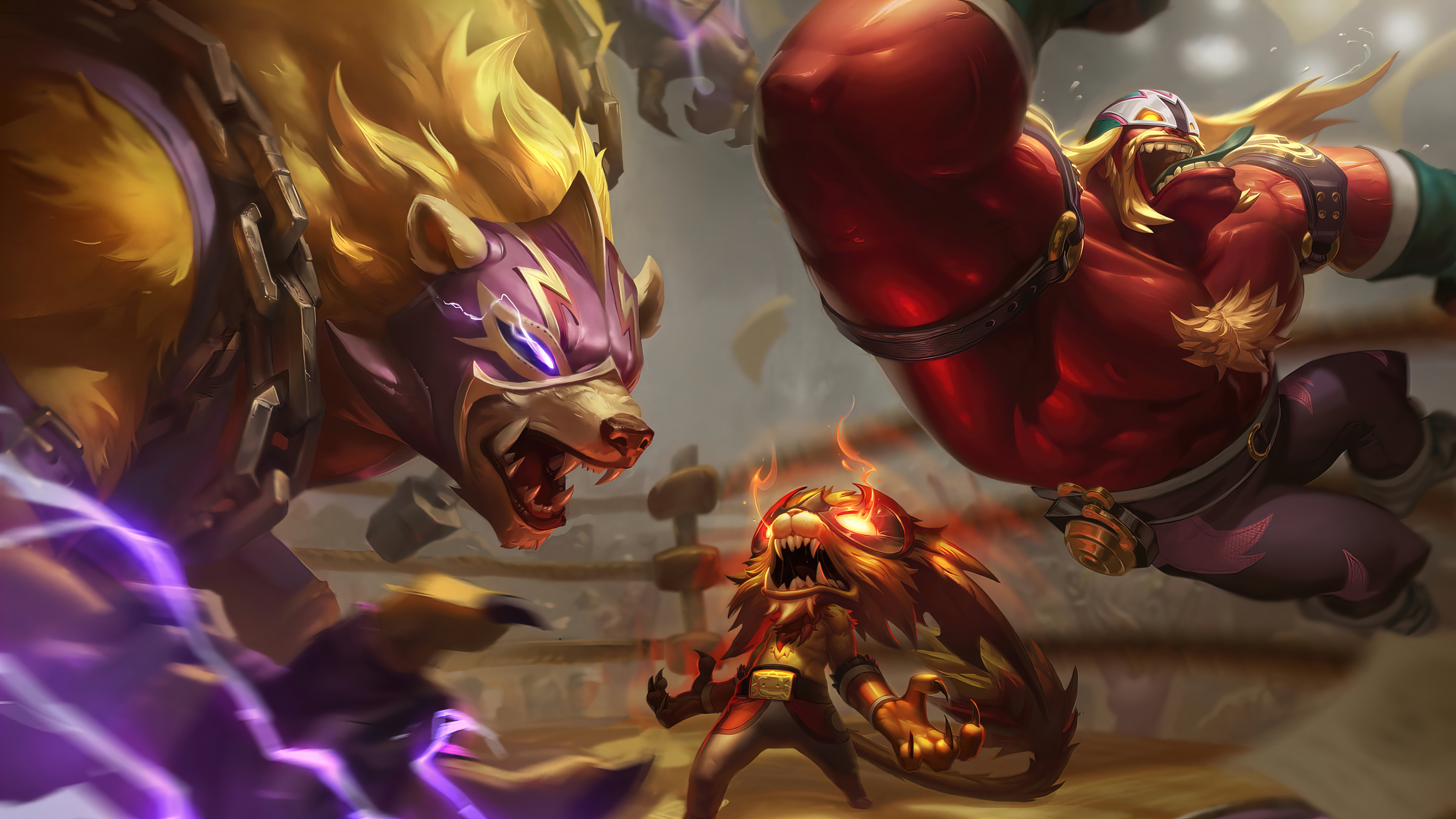 League of Legends, Dr. Mundo, digital art, 8K, Riot Games, 4K, Dr. Mundo (League of Legends), HD Wallpaper