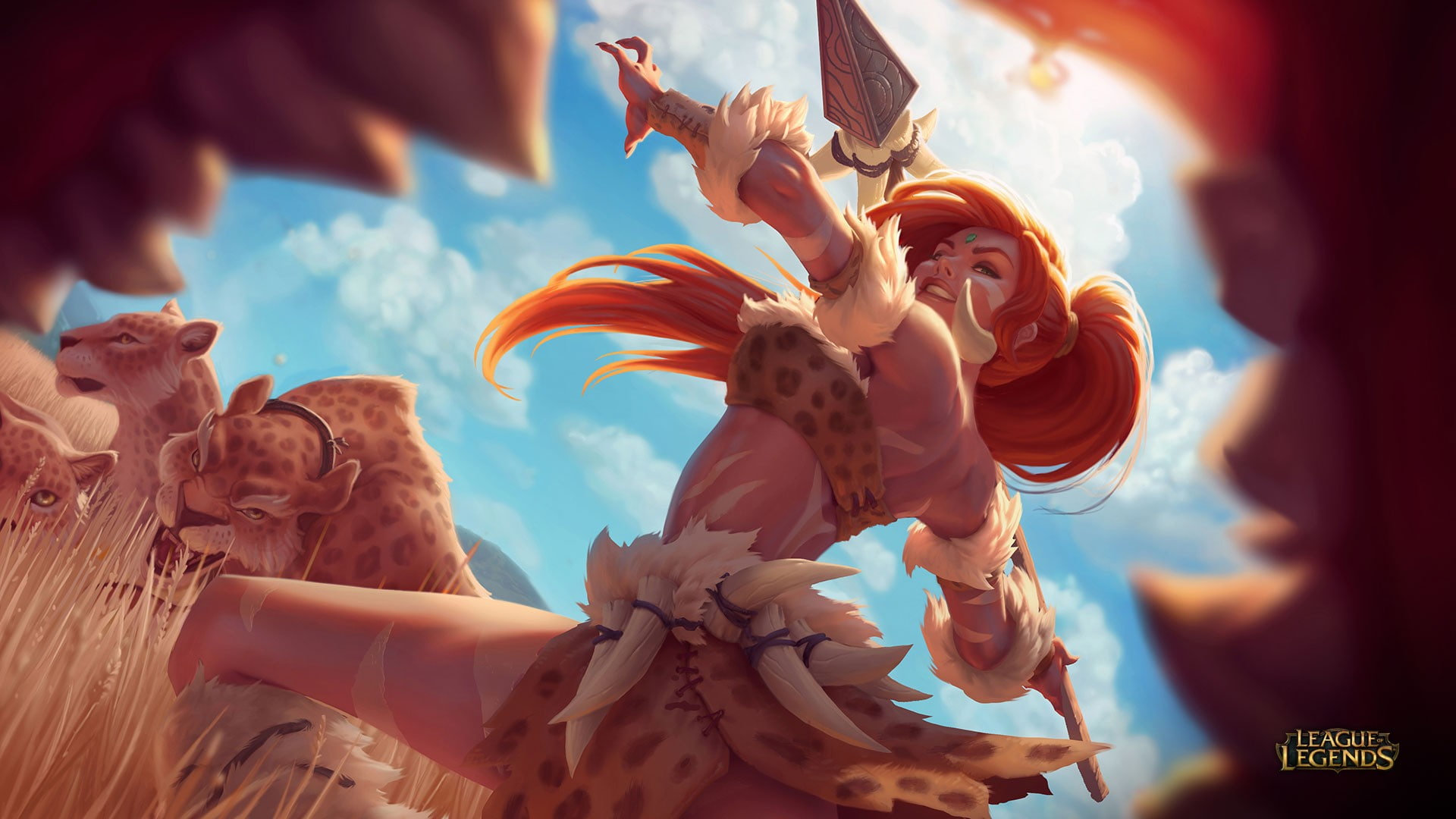 1080P, League of Legends, Nidalee (League of Legends), HD Wallpaper
