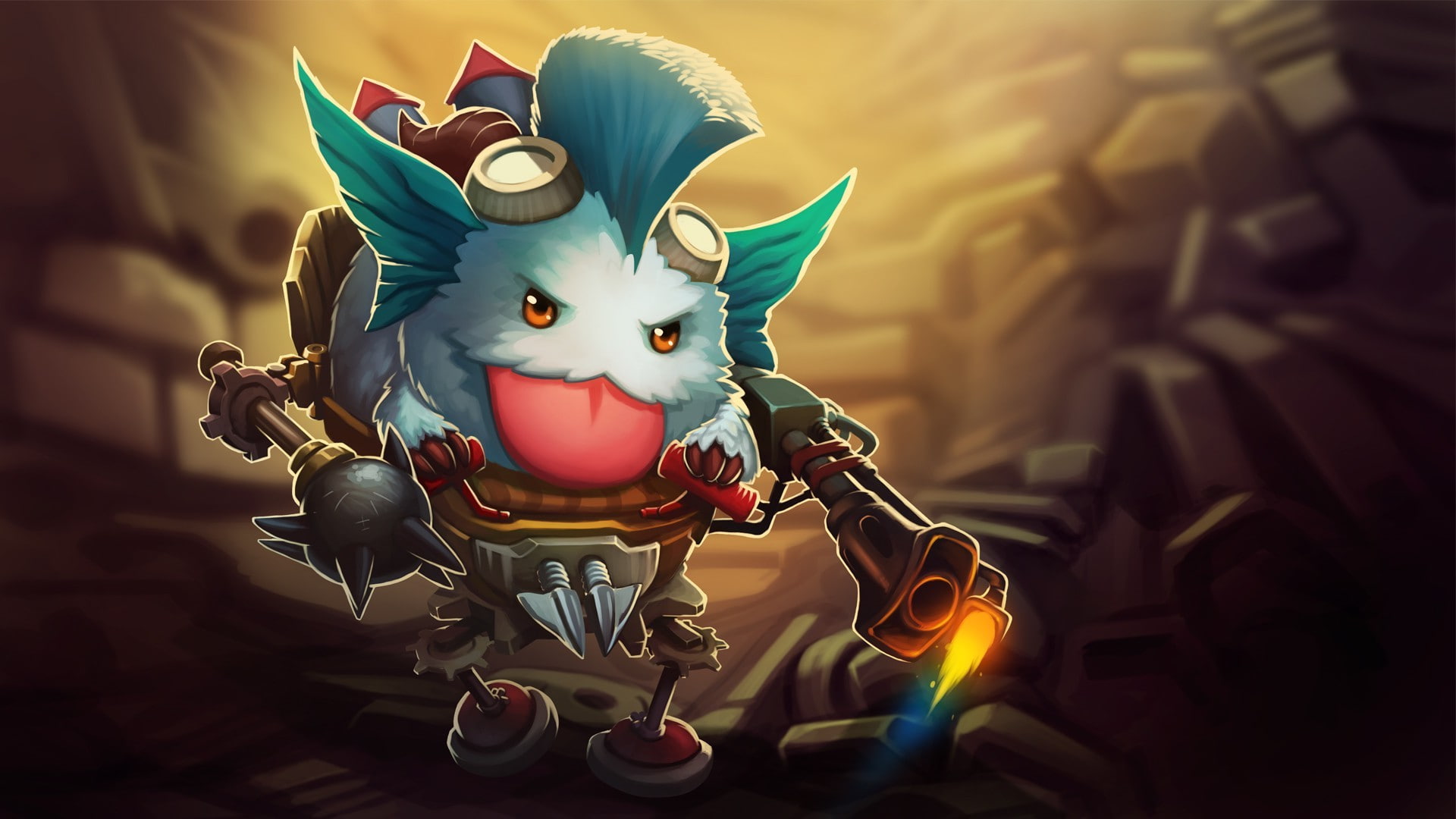 representation, figurine, festival, single object, human representation, League Of Legends, craft, Poro, no people, domestic animals, mammal, 1080P, still life, HD Wallpaper