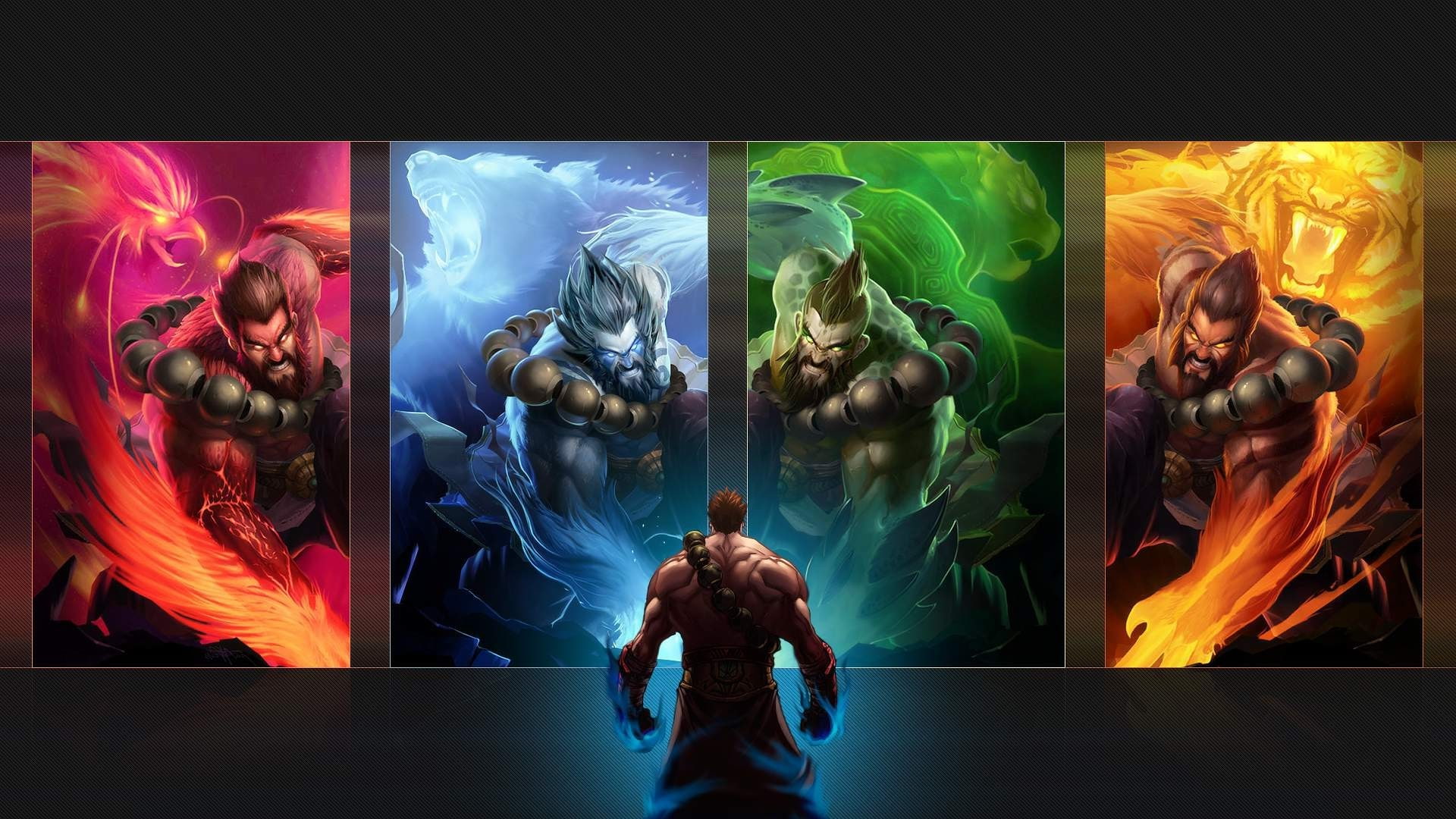 architecture, male likeness, Udyr, group of people, art and craft, human representation, arts culture and entertainment, representation, people, League Of Legends, HD Wallpaper